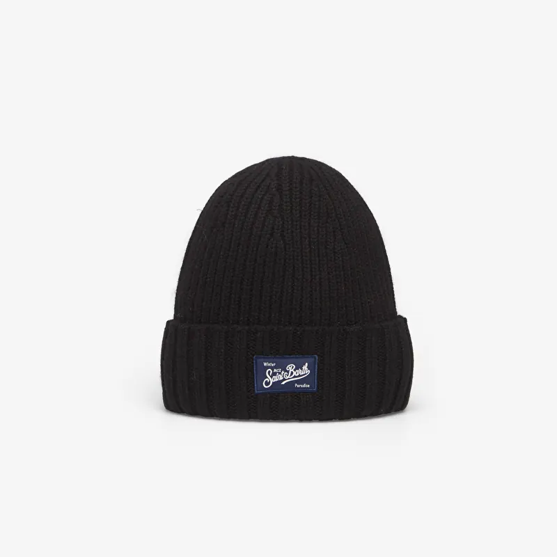 Čepice MC2 Saint Barth Sheldon Beanie Black