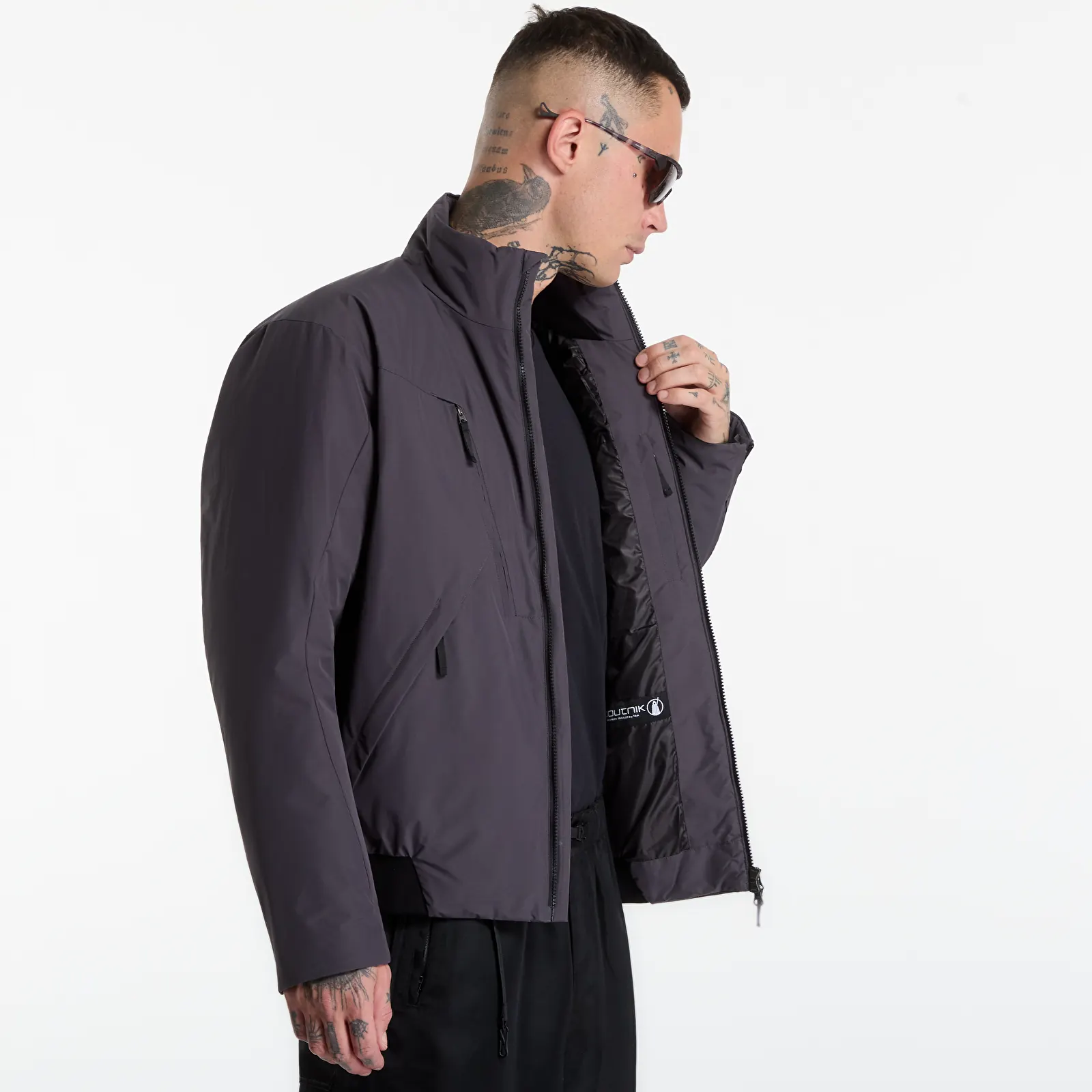 Casacos de penas para homem Poutnik by Tilak Continental Jacket Obsidian
