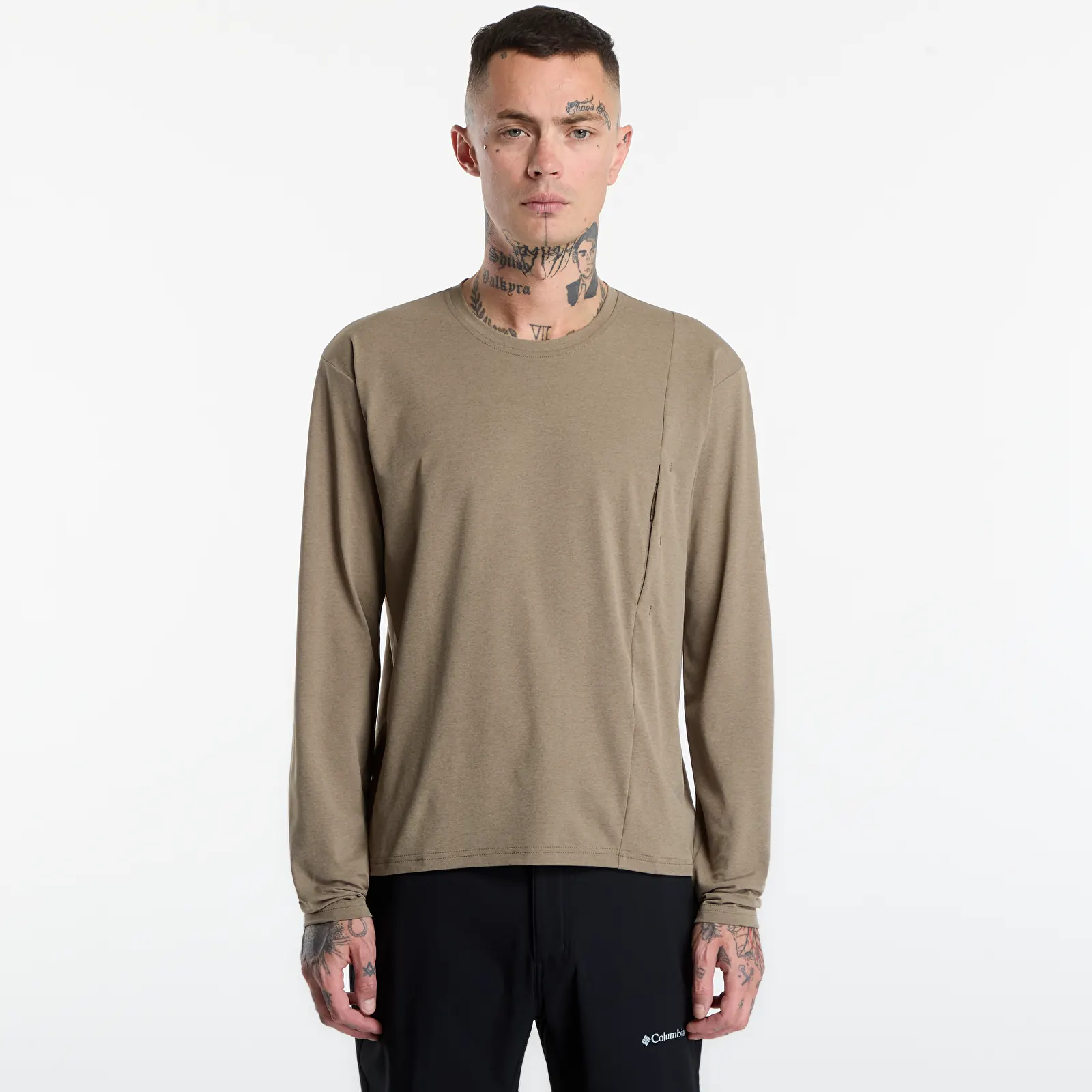 T-skjorter for menn Poutnik by Tilak Shiva Top Long Sleeve Tan