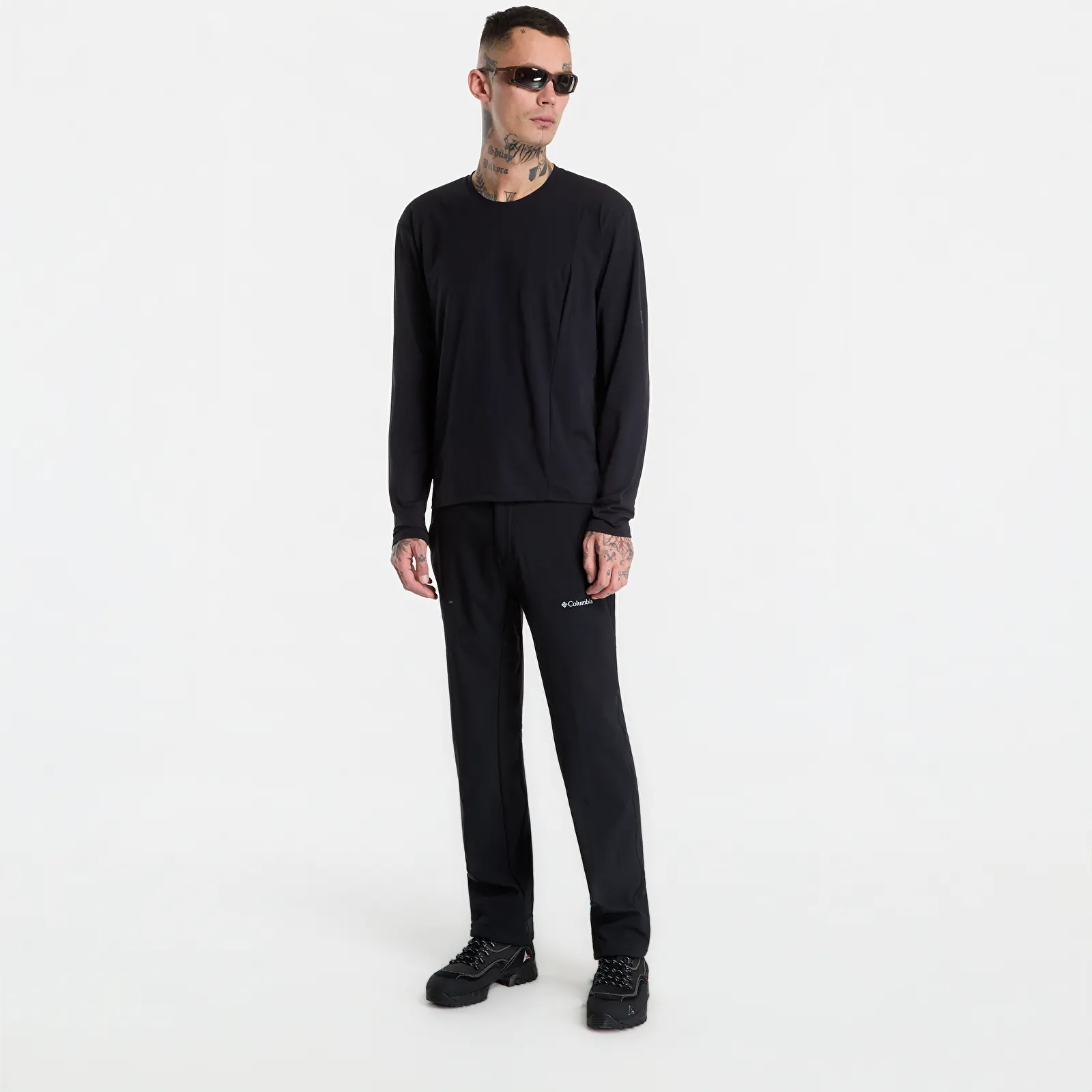 T-skjorter for menn Poutnik by Tilak Shiva Top Long Sleeve Black