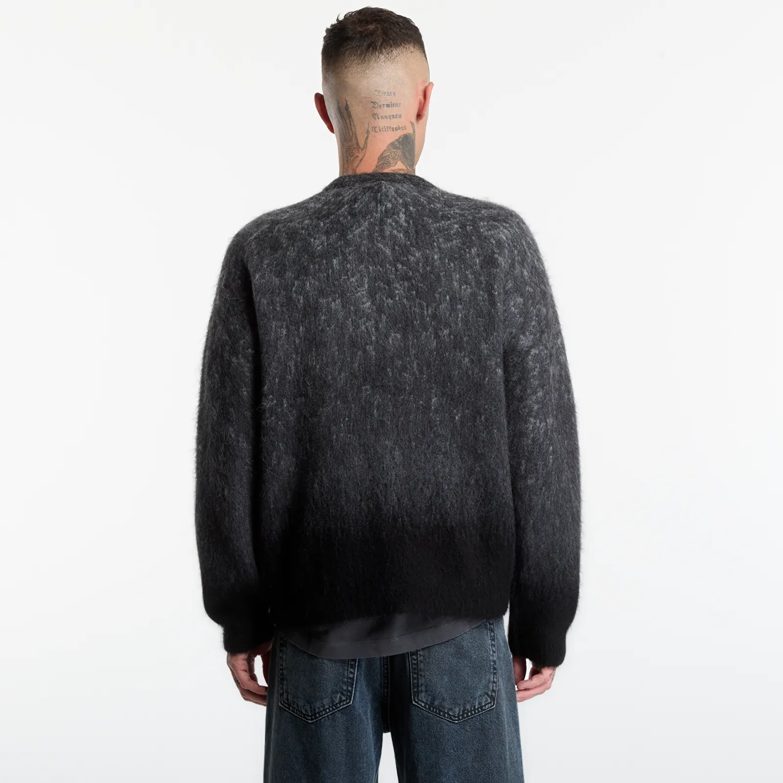 Pulls homme Calvin Klein Jeans Ls Brushed Alpaca Om Black