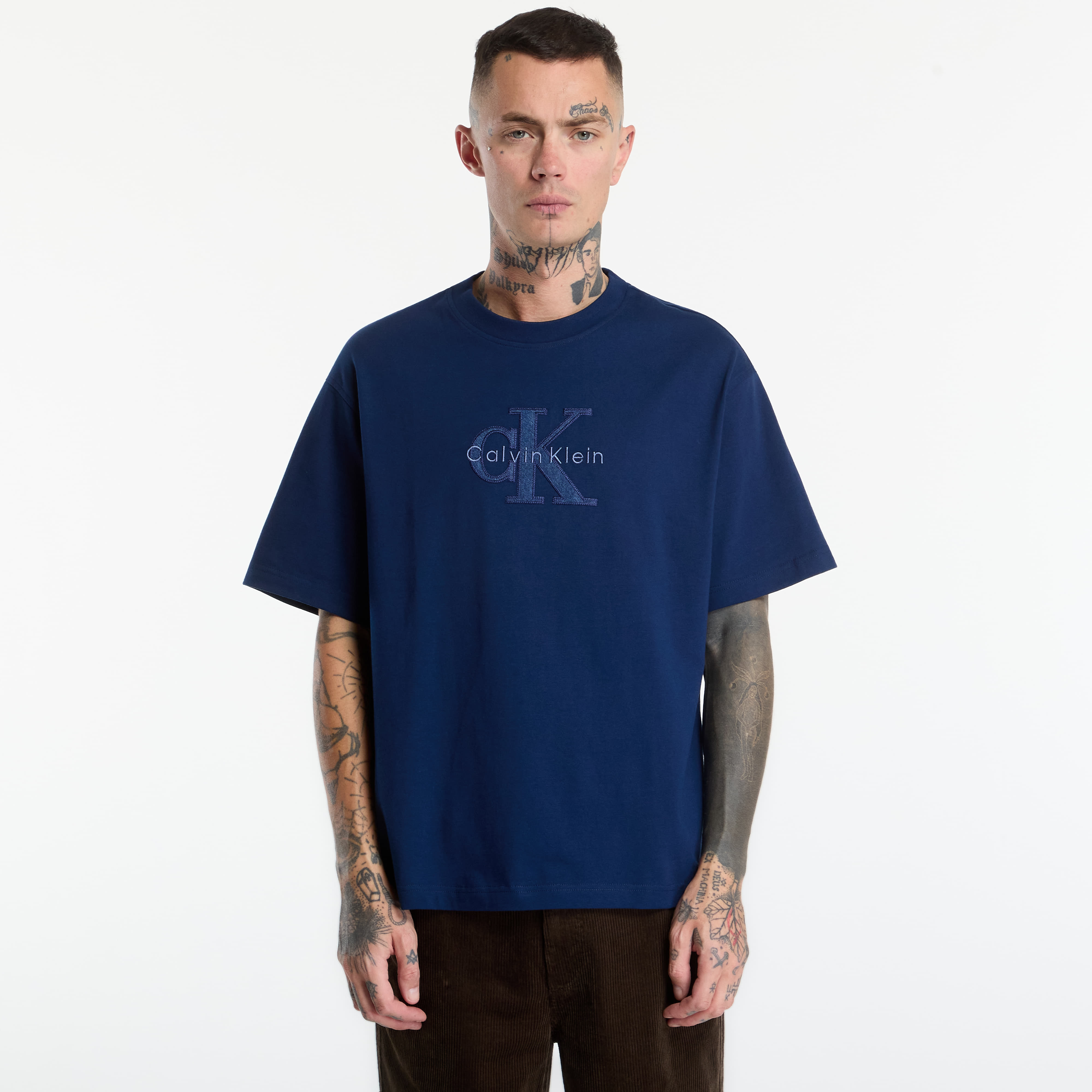 Тениска Calvin Klein Jeans Ss Relaxed 16s Denim Ws Blue S
