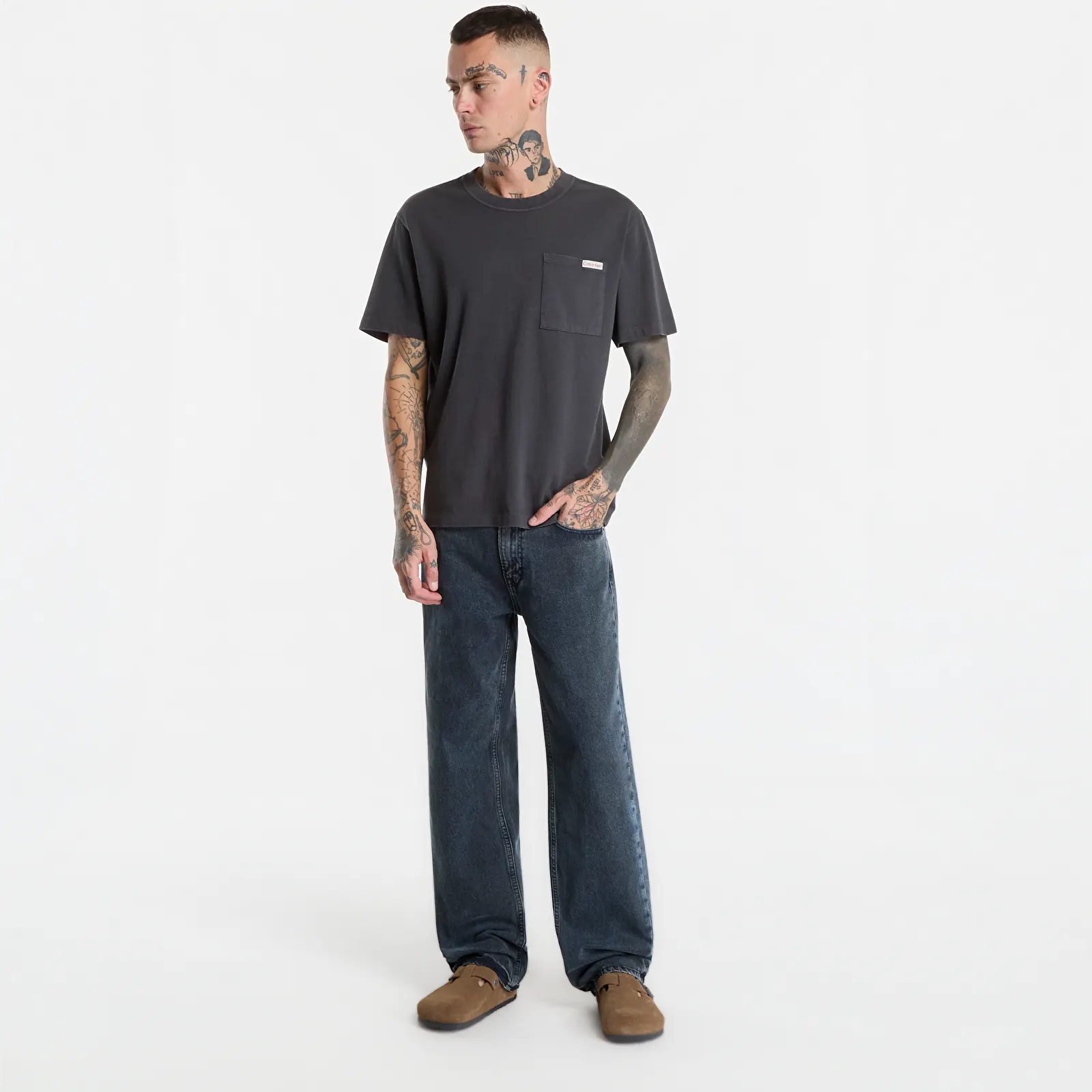 Jeans voor heren Calvin Klein Jeans 90S Straight Stone Ocean Jean Stone Ocean