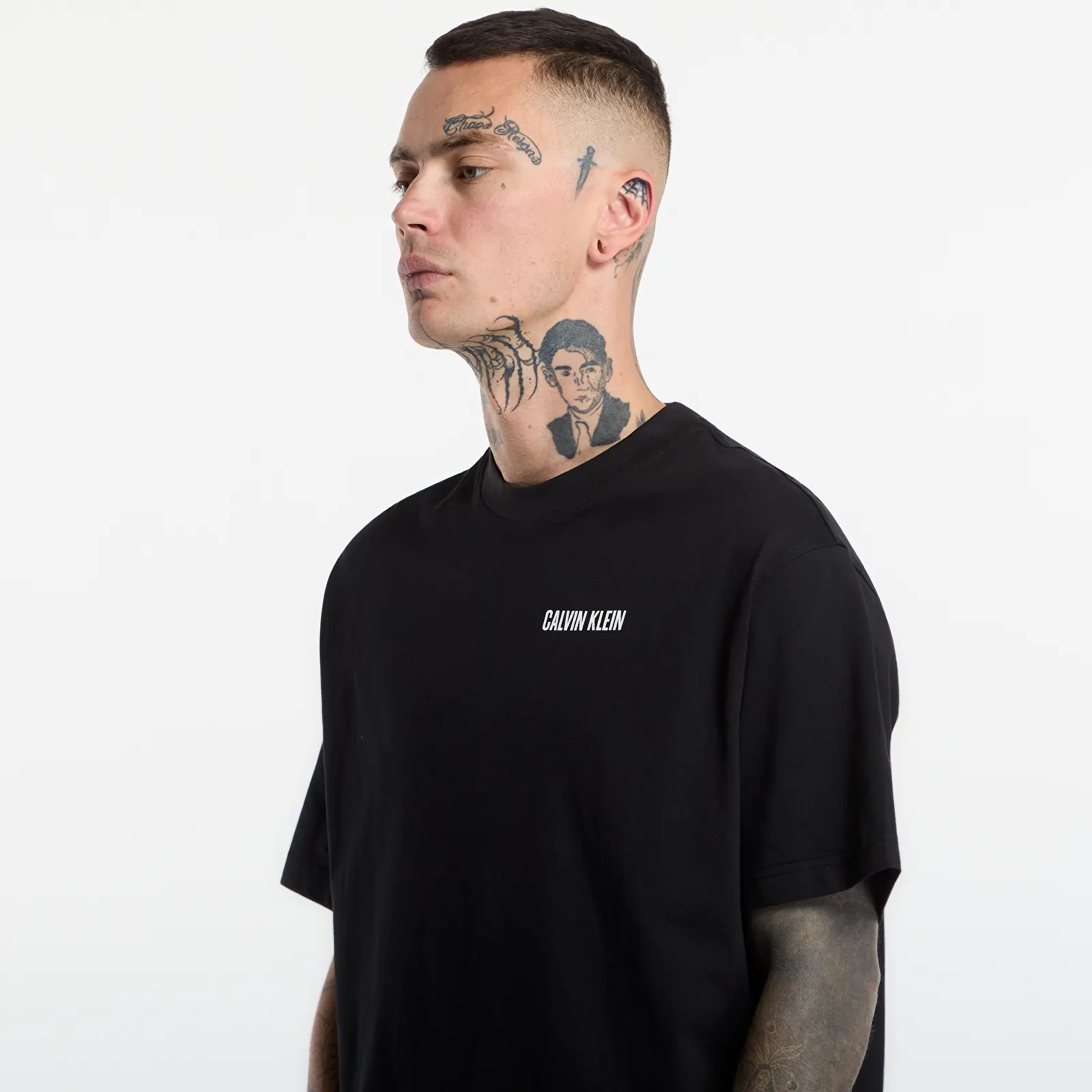 T-shirts til mænd Calvin Klein Jeans Ss Rlx 20s Calvin Or Black