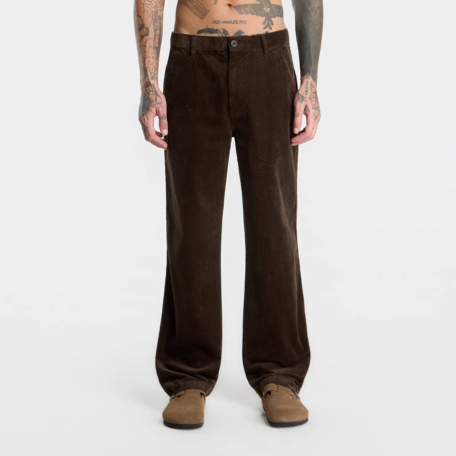 Мужские штаны Calvin Klein Jeans 90s Straight Corduro Dark Coffee