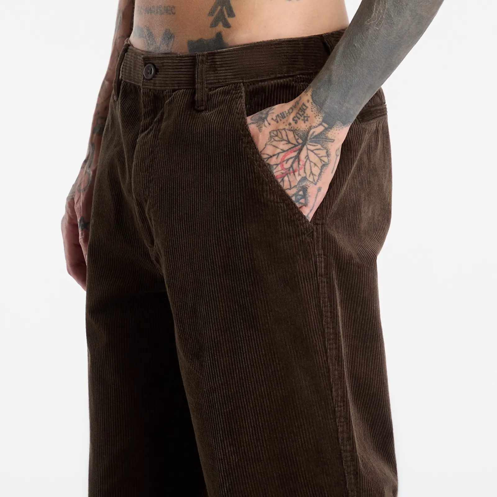 Мужские штаны Calvin Klein Jeans 90s Straight Corduro Dark Coffee