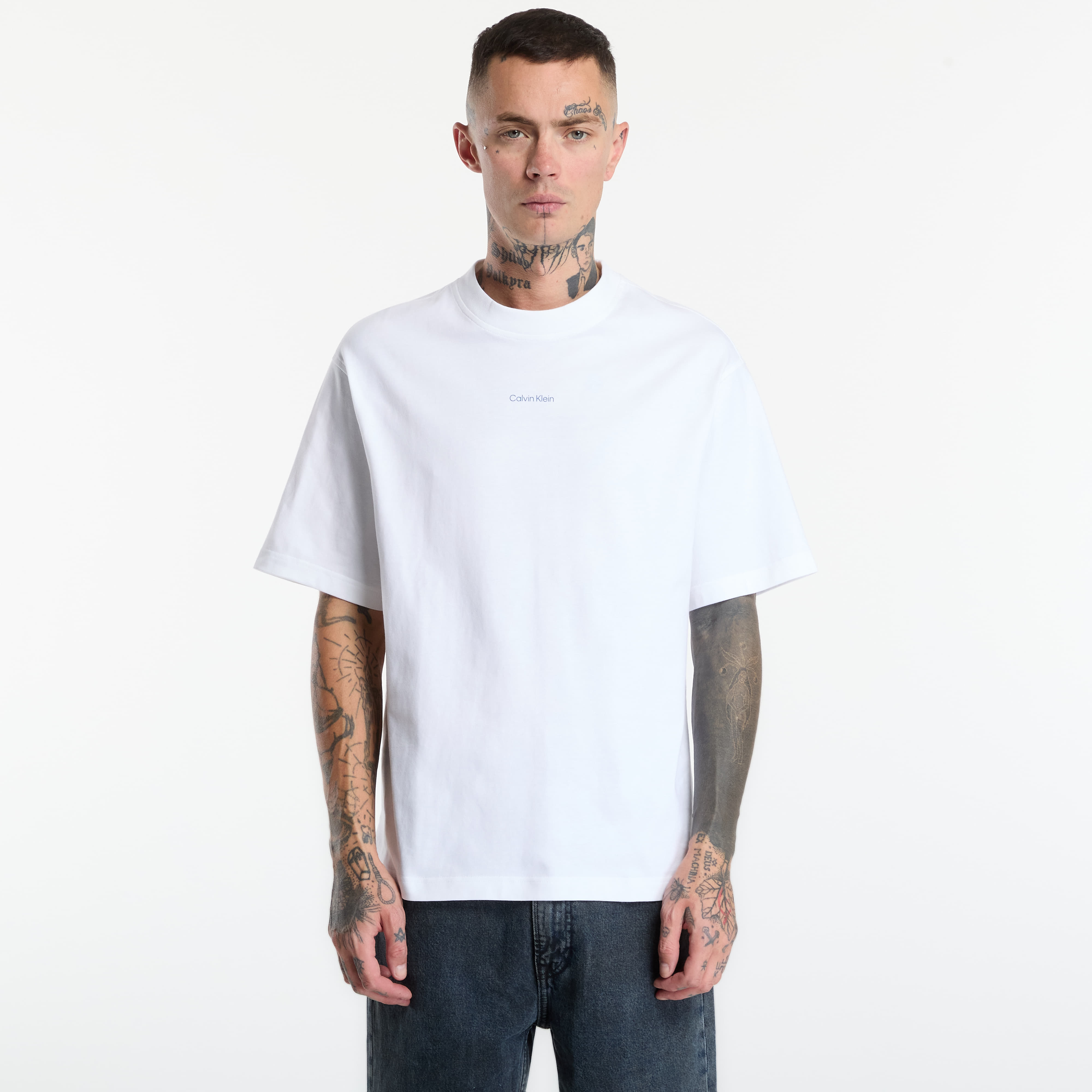 Тениска Calvin Klein Jeans Ss Rxld 16s Jeans Im Bright White L