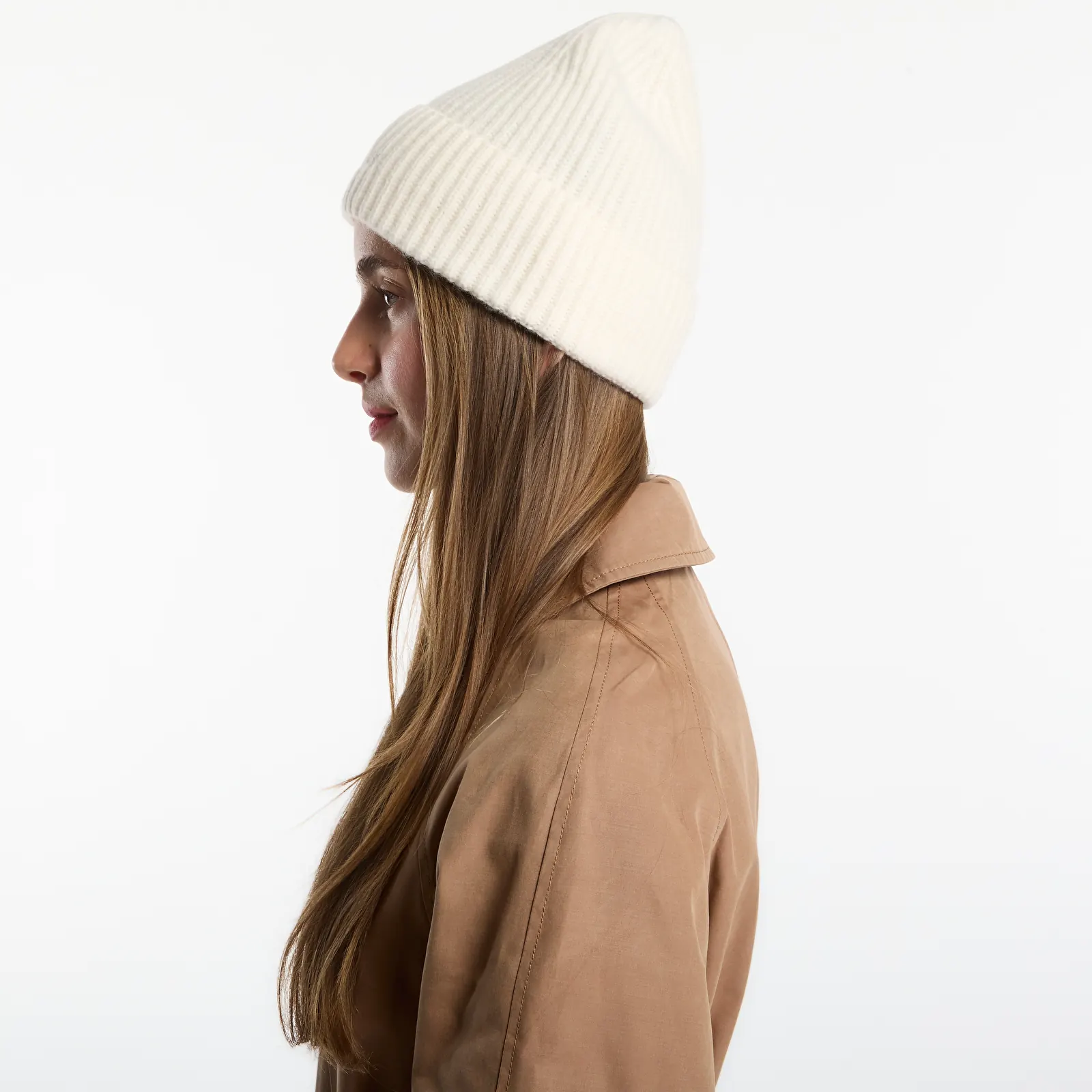 Hatter MC2 Saint Barth Moss Wool Beanie Off White