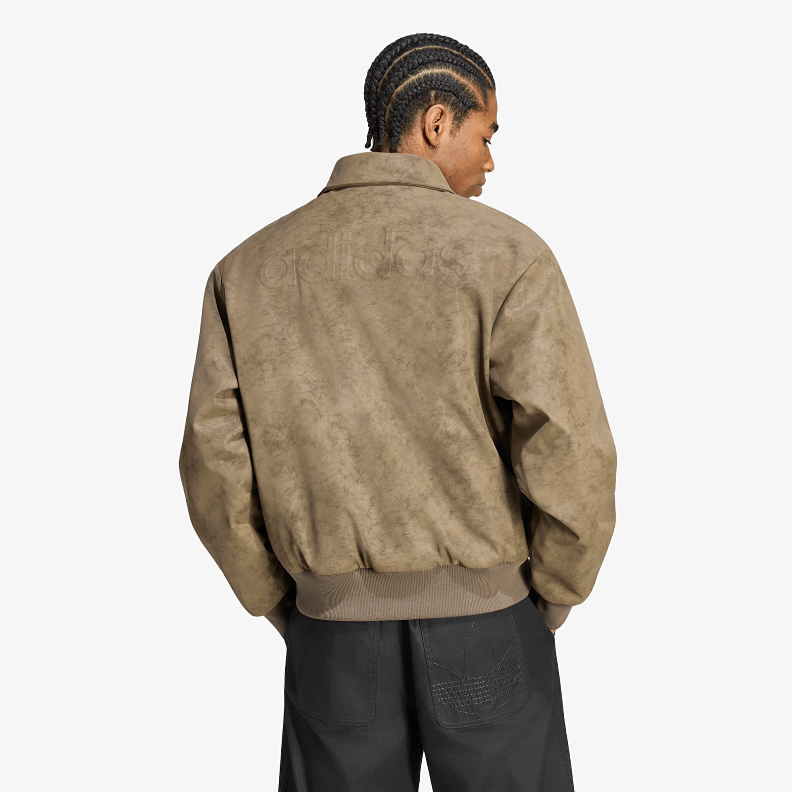 Bomberjakker for menn adidas Cutline Pleather Jacket Branch