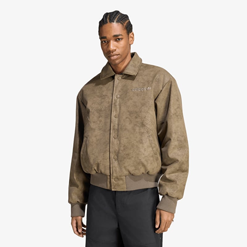 Bomberis adidas Cutline Pleather Jacket Branch