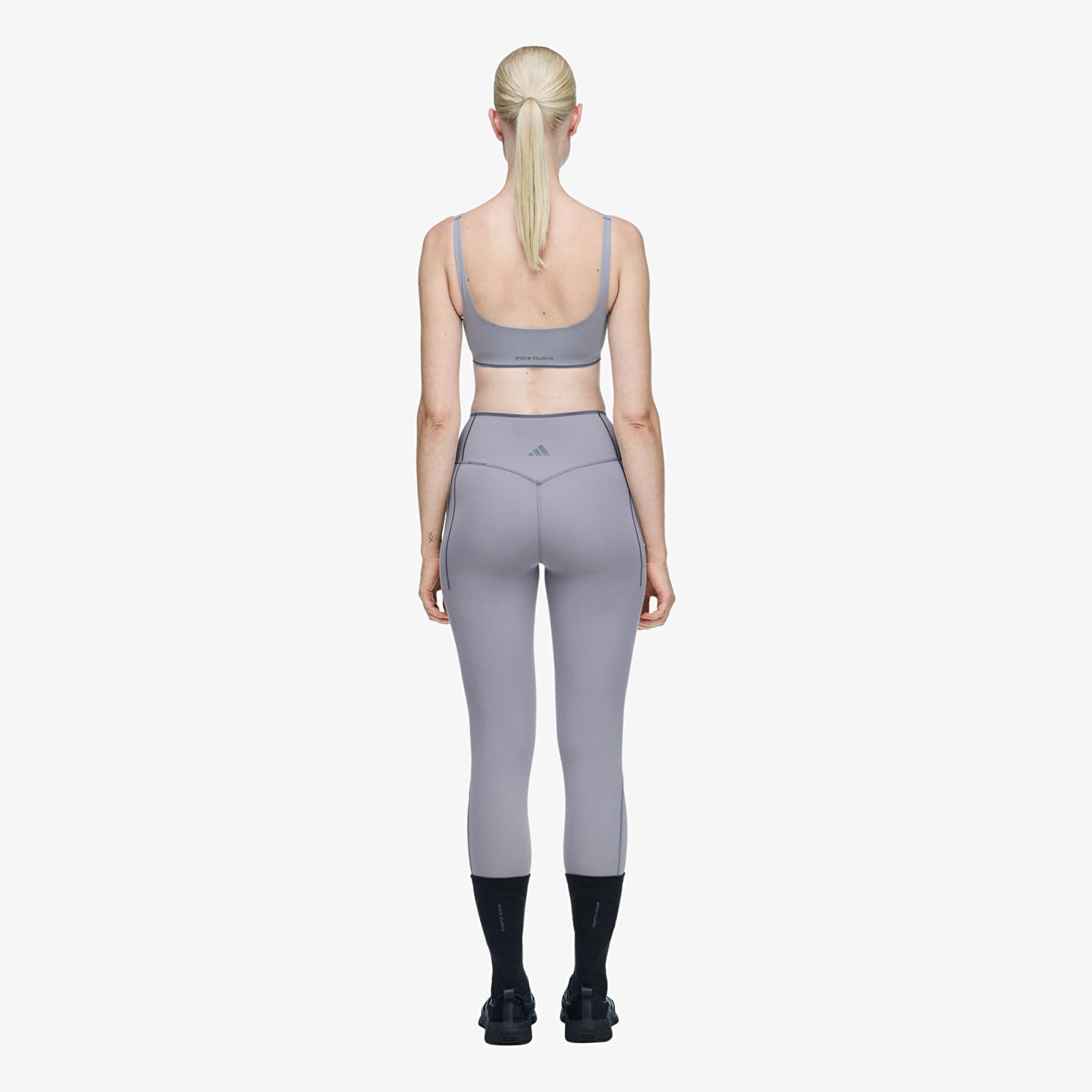 Leggings voor dames adidas x entire studios Optime Training 7/8 Leggings Dove Grey