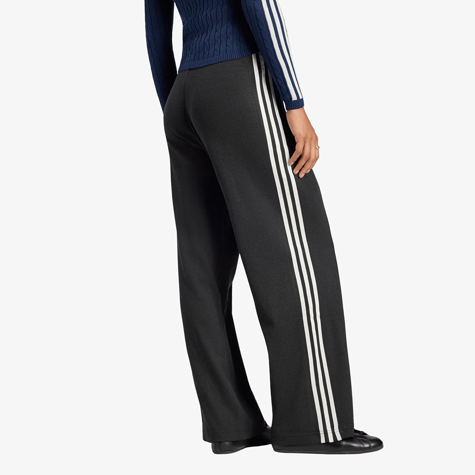 Naisten collegehousut adidas Knitted Pants Black