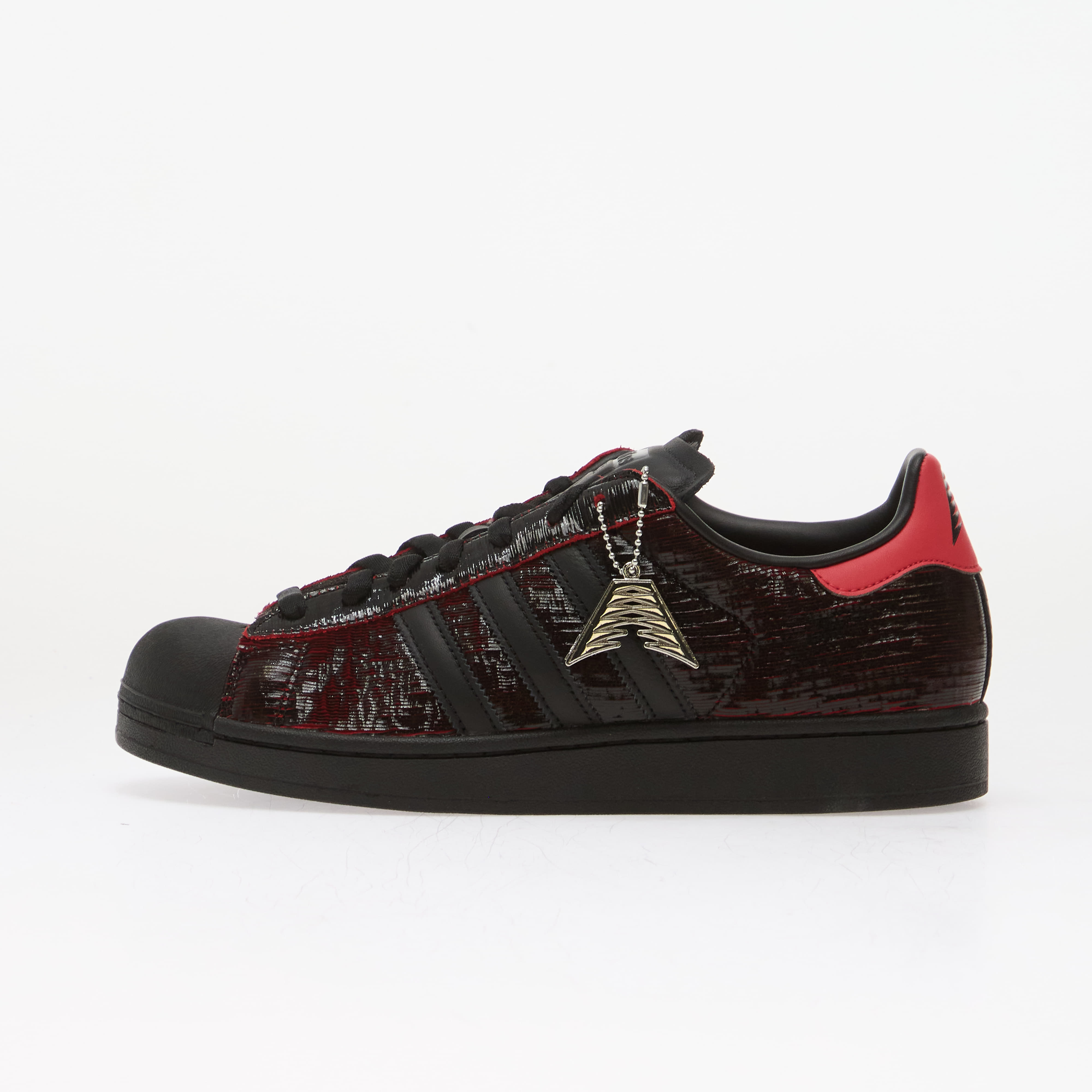 Сникърси adidas x Anthony Edwards Superstar II Core Black/ Pure Ruby/ Silver Met. EUR 42 2/3