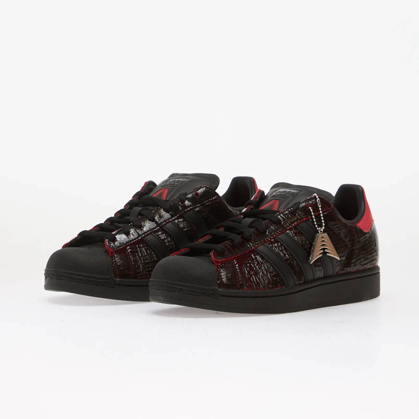 Zapatillas Hombre adidas x Anthony Edwards Superstar II Core Black/ Pure Ruby/ Silver Met.