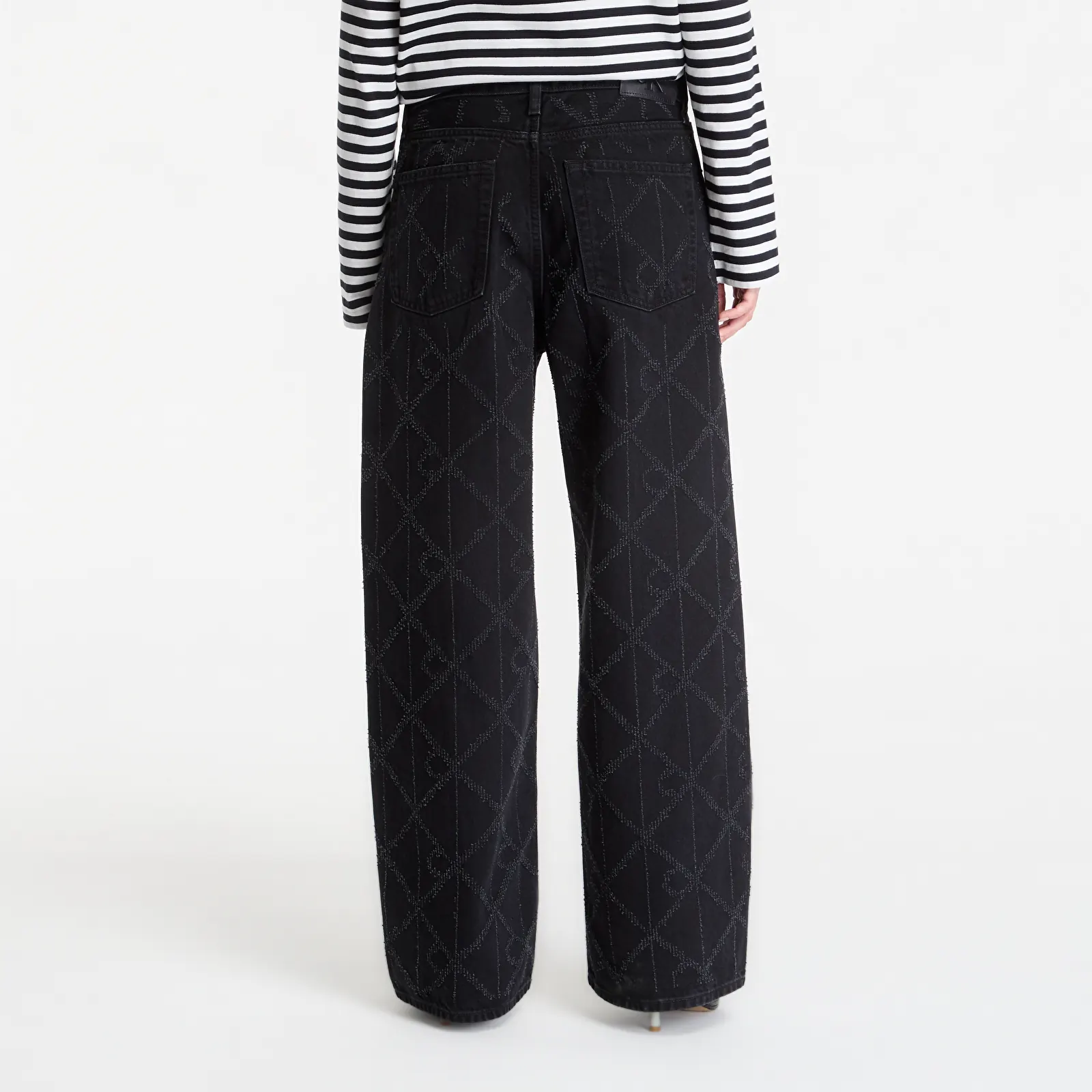 Jeans für Frauen Calvin Klein Low Rise Baggy Blue