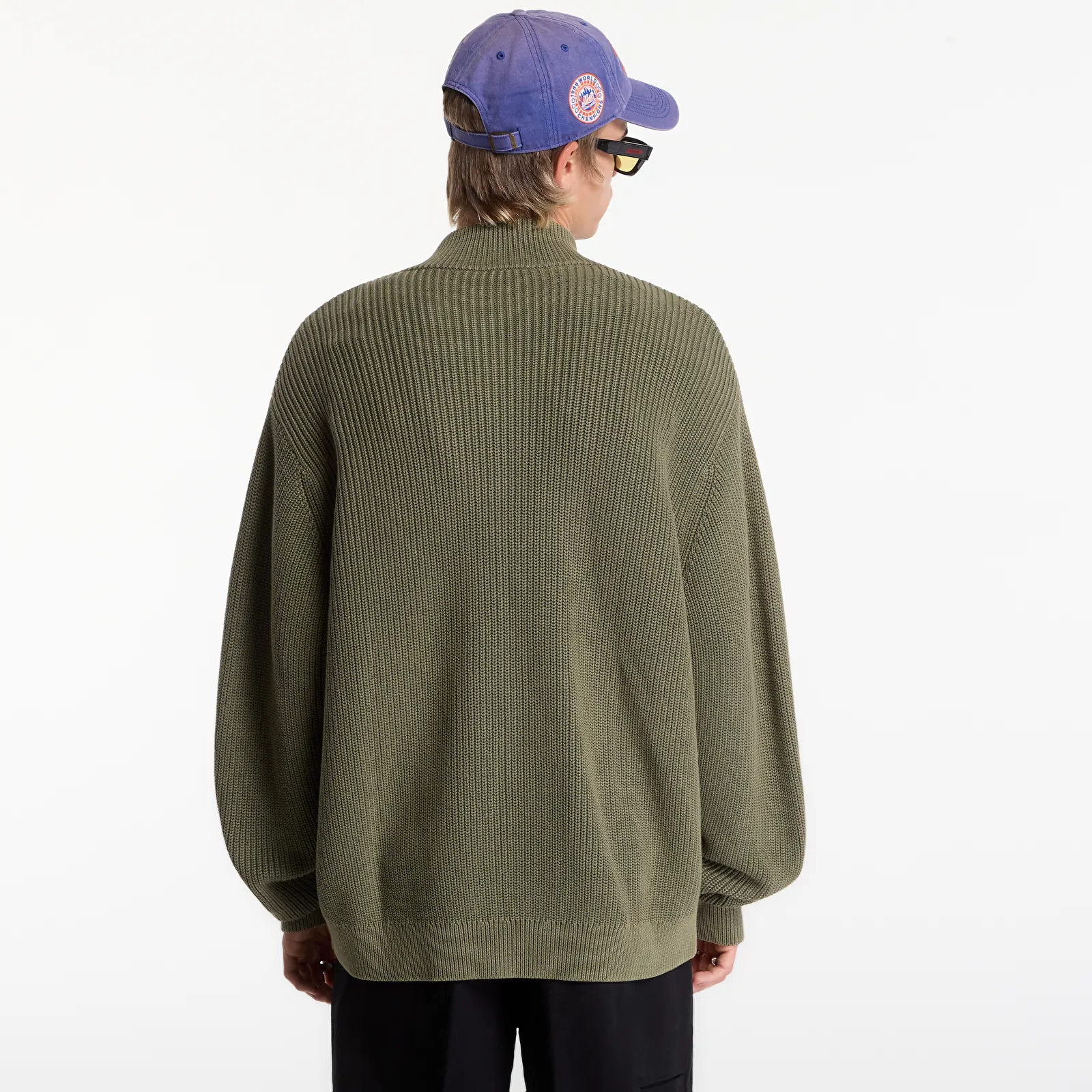 Ανδρικά πουλόβερ Dickies Fredonia Zipped Knit Sweater Green