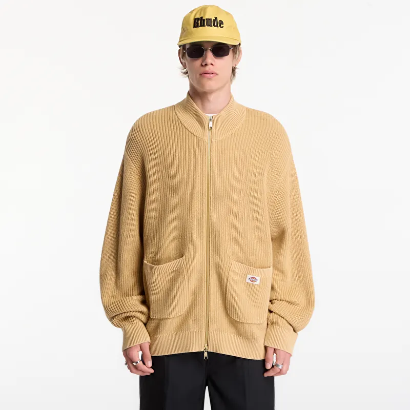 Πουλόβερ Dickies Fredonia Zipped Knit Sweater Yellow