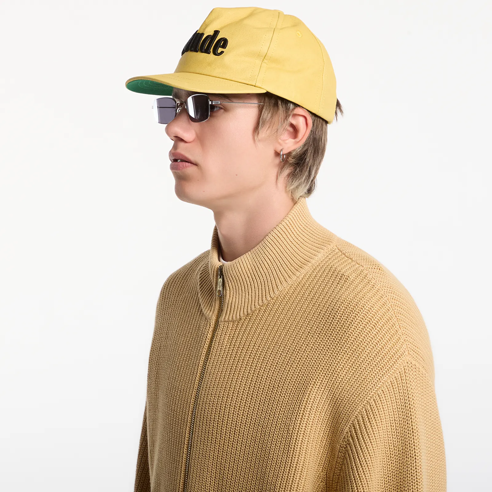 Men's sweaters Dickies Fredonia Zipped Knit Sweater Yellow