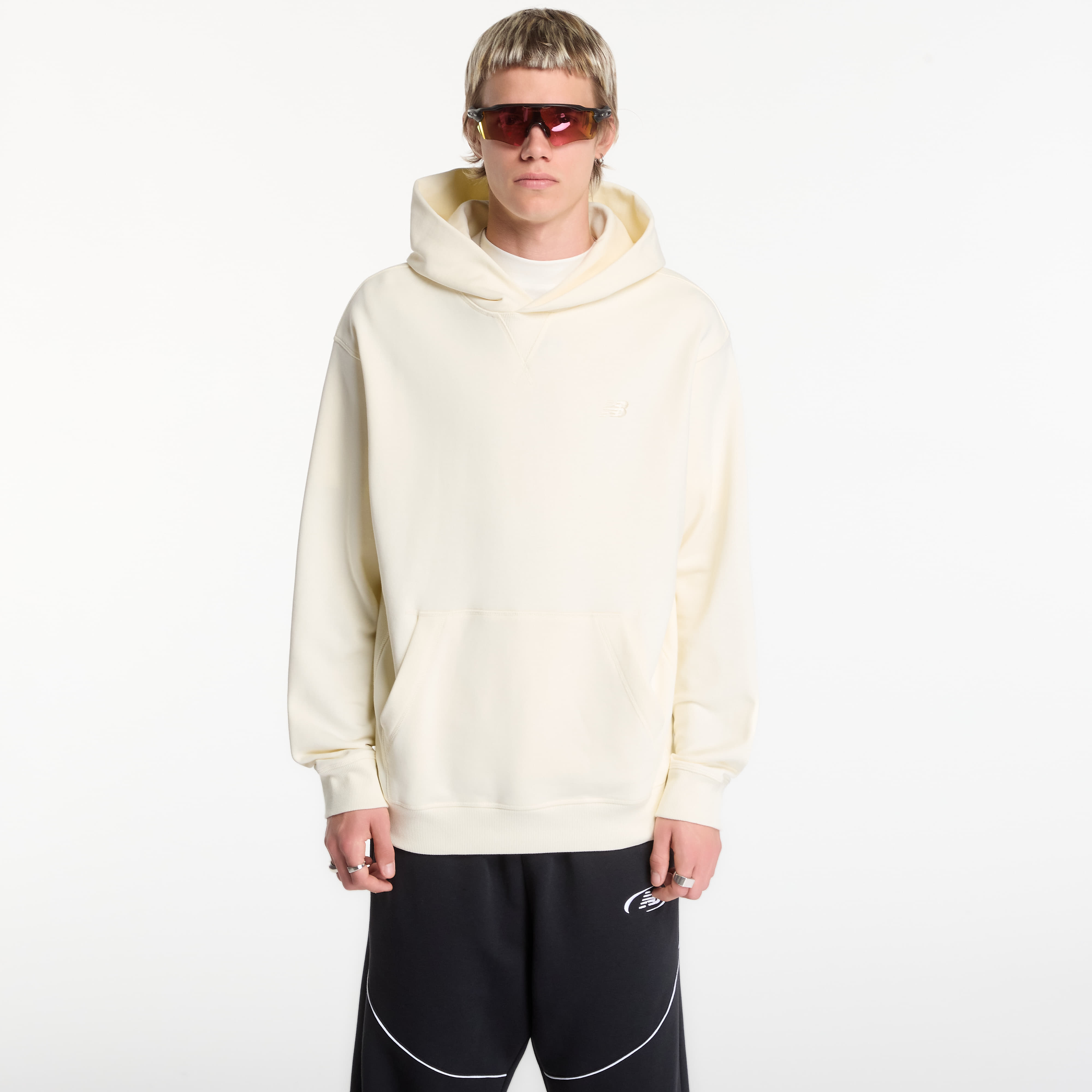 Суитшърт New Balance Athletics French Terry Hoodie Angora L