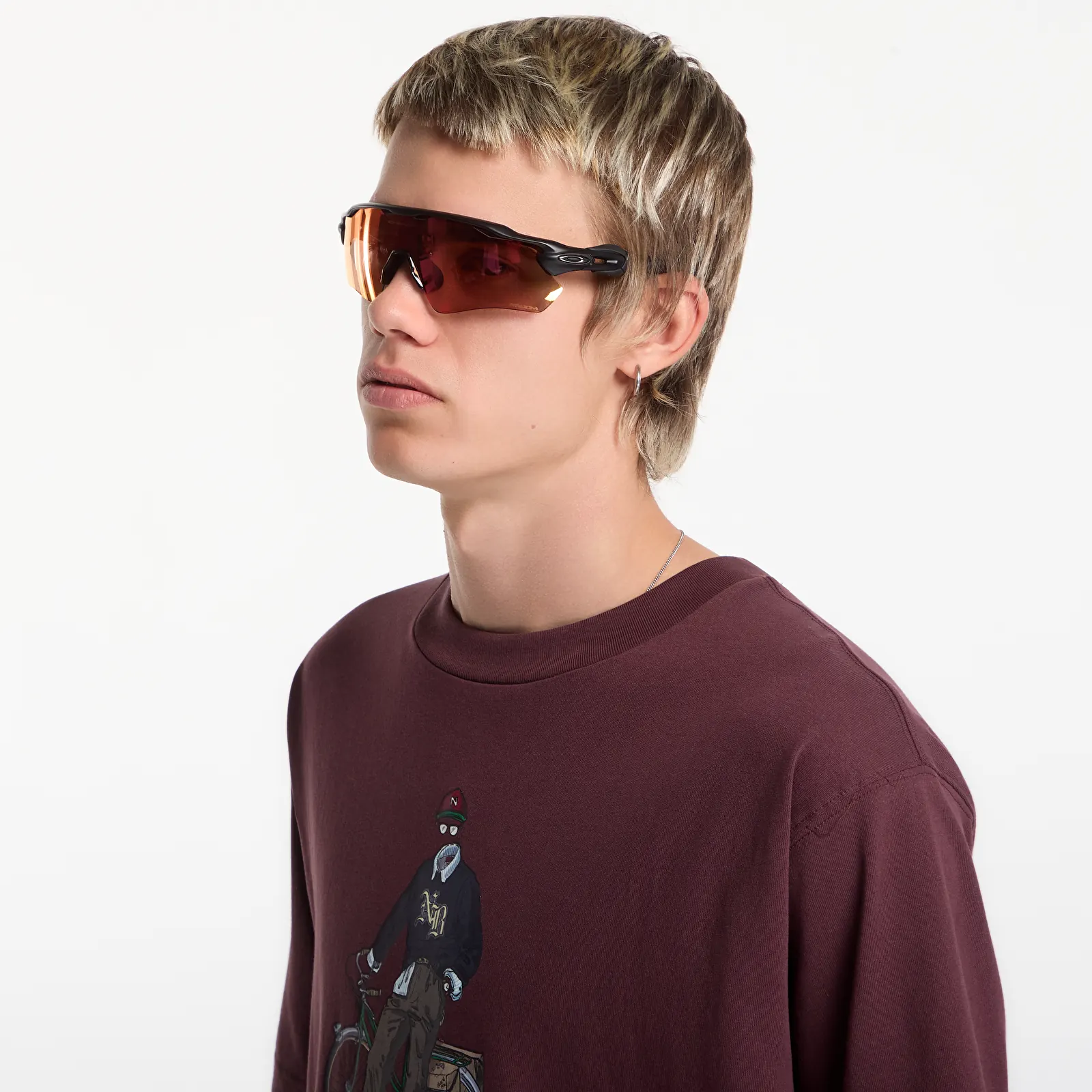 Мъжки тениски New Balance Varsity Bike T-Shirt Cherry Leather