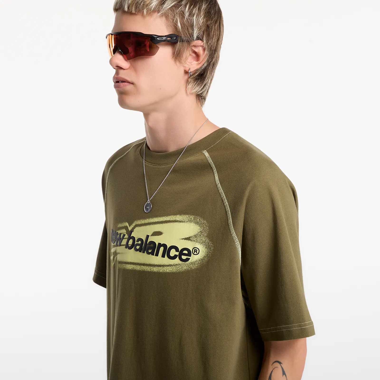 T-shirts homme New Balance Street Classics Distort T-Shirt Wakame