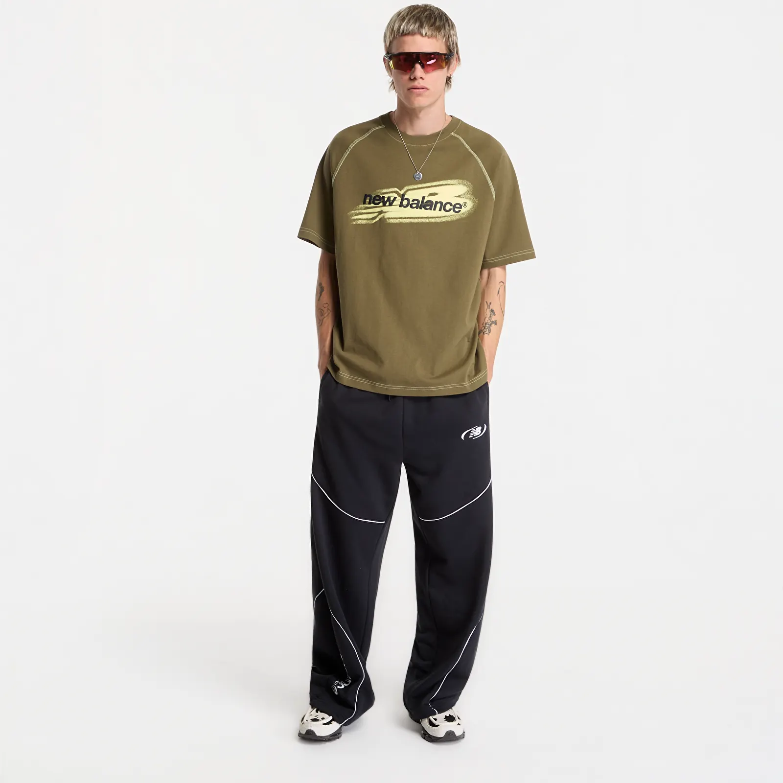 T-shirts homme New Balance Street Classics Distort T-Shirt Wakame