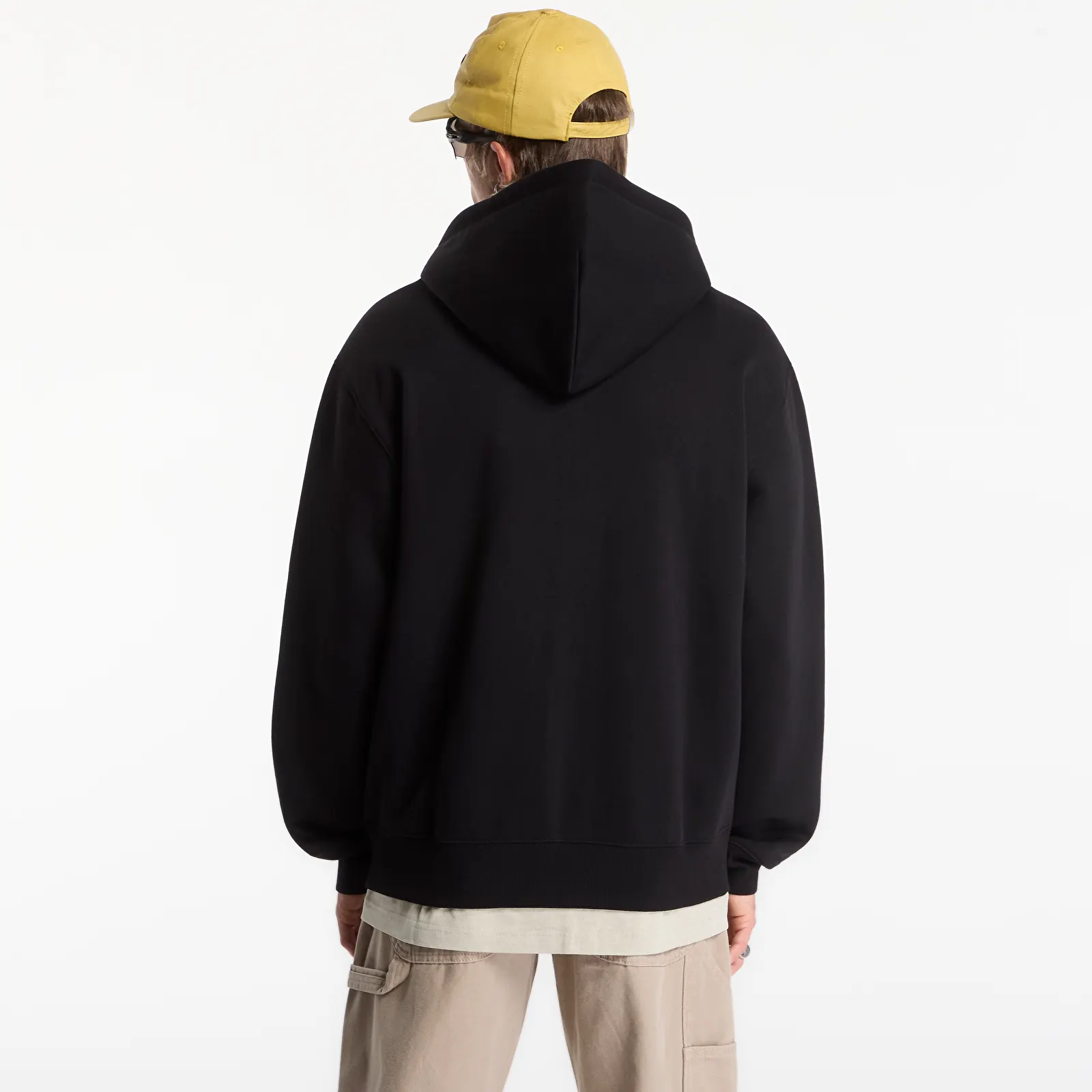Sweats à capuche homme Carhartt WIP Hooded Mack Jacket UNISEX Black/ Wax