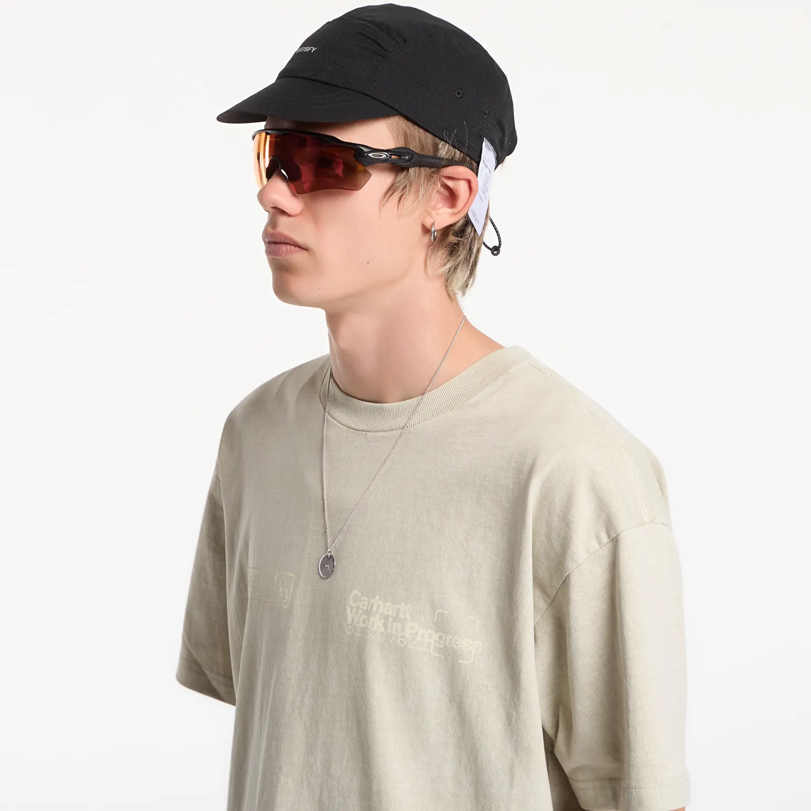 Muške majice kratkih rukava Carhartt WIP S/S Boxed T-Shirt UNISEX Fleur De Sel Garment Dyed