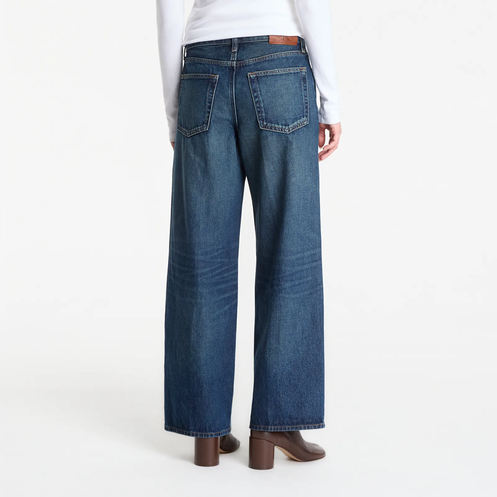 Jeans für Frauen Calvin Klein Low Rise Baggy Blue