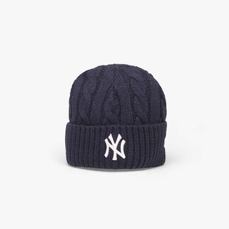 Kapa New Era Knit Thin MLB Short Cuff Beanie New York Yankees Navy