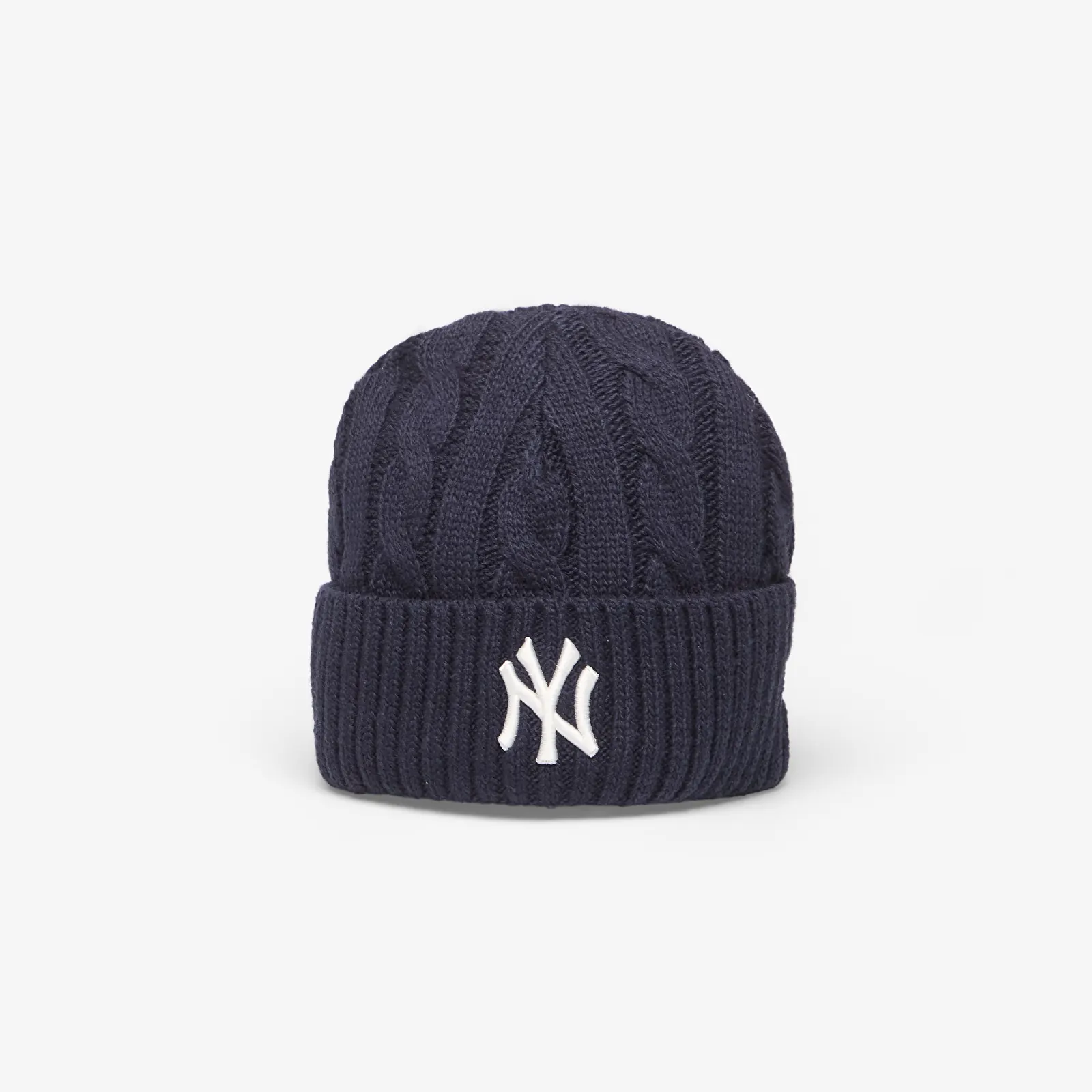 Pánske klobúky New Era Knit Thin MLB Short Cuff Beanie New York Yankees Navy