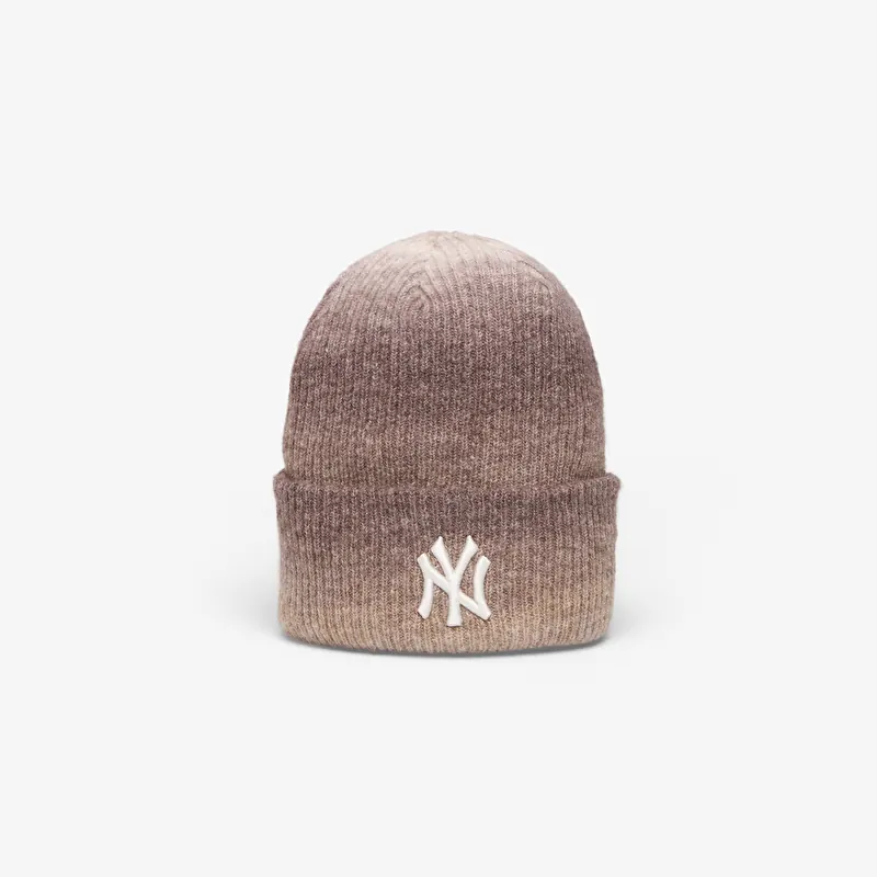 Kapa New Era Knit Medium MLB Ombre Beanie New York Yankees Dusty Apricot/ Stone
