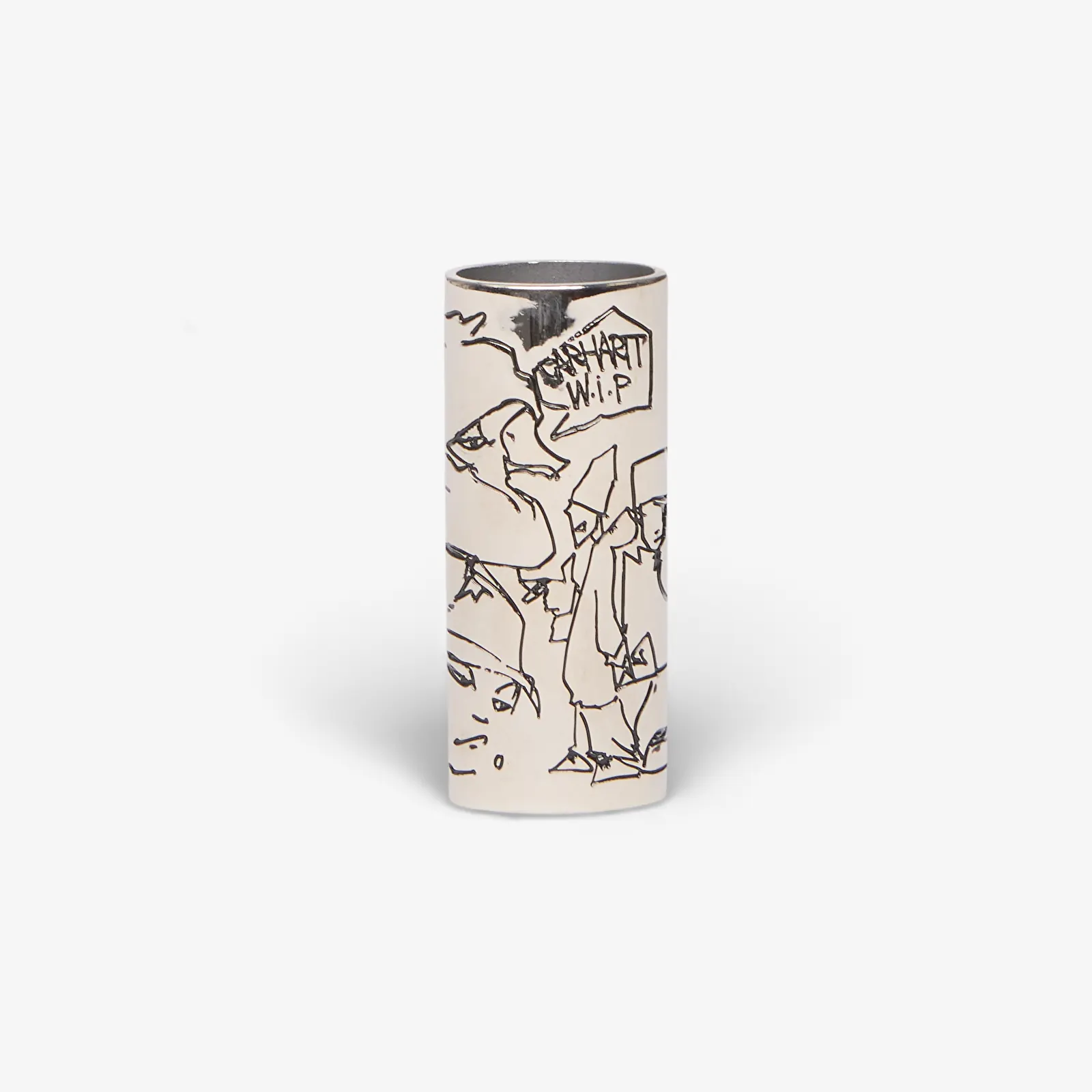 Other accessories Carhartt WIP Blinkerfluid BIC Metal Lighter Case Silver