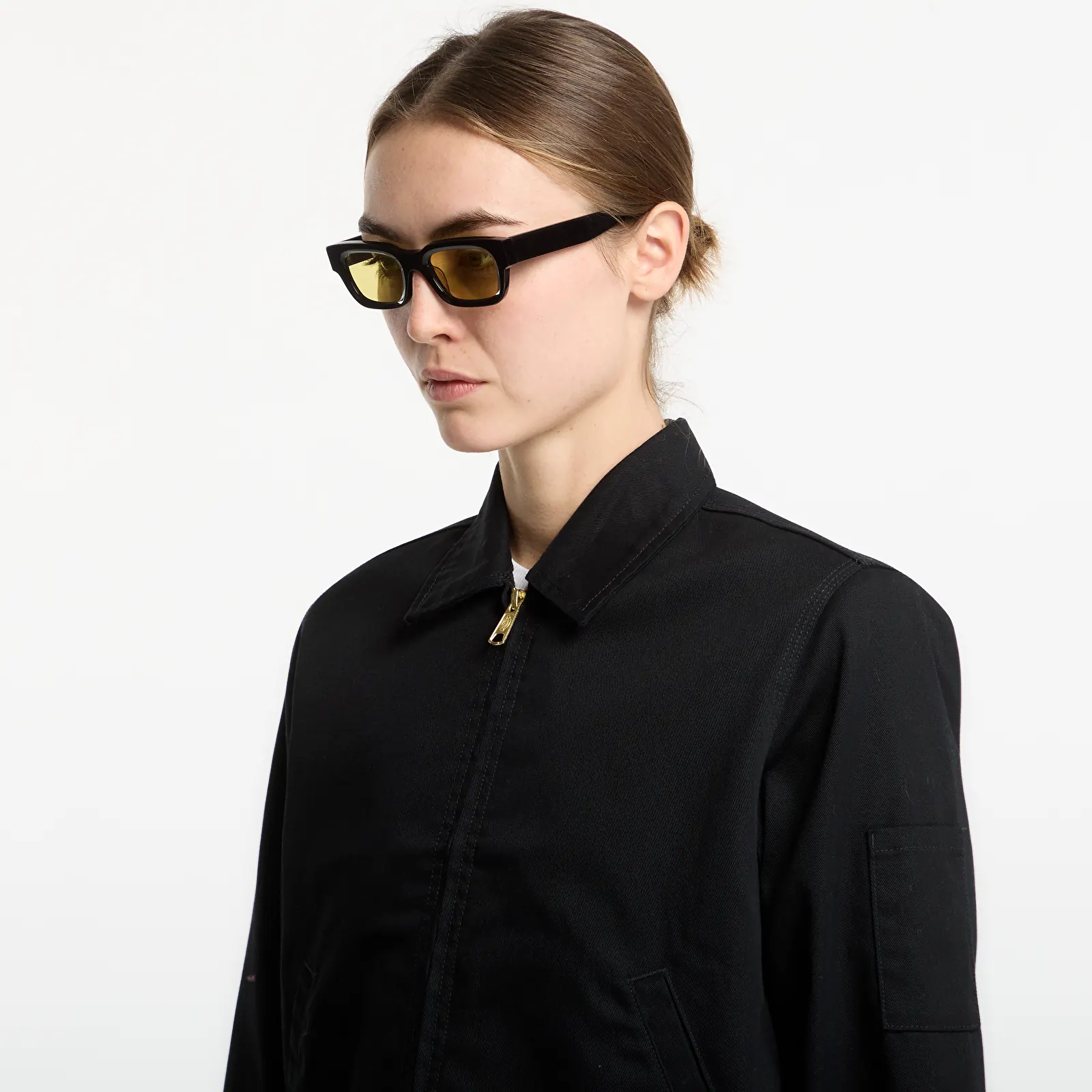 Dámské bundy Dickies Lined Eisenhower Crop W Black