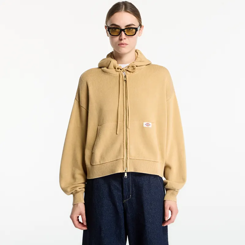 Maglione Dickies Fredonia Zipped Knit Bomber Beige