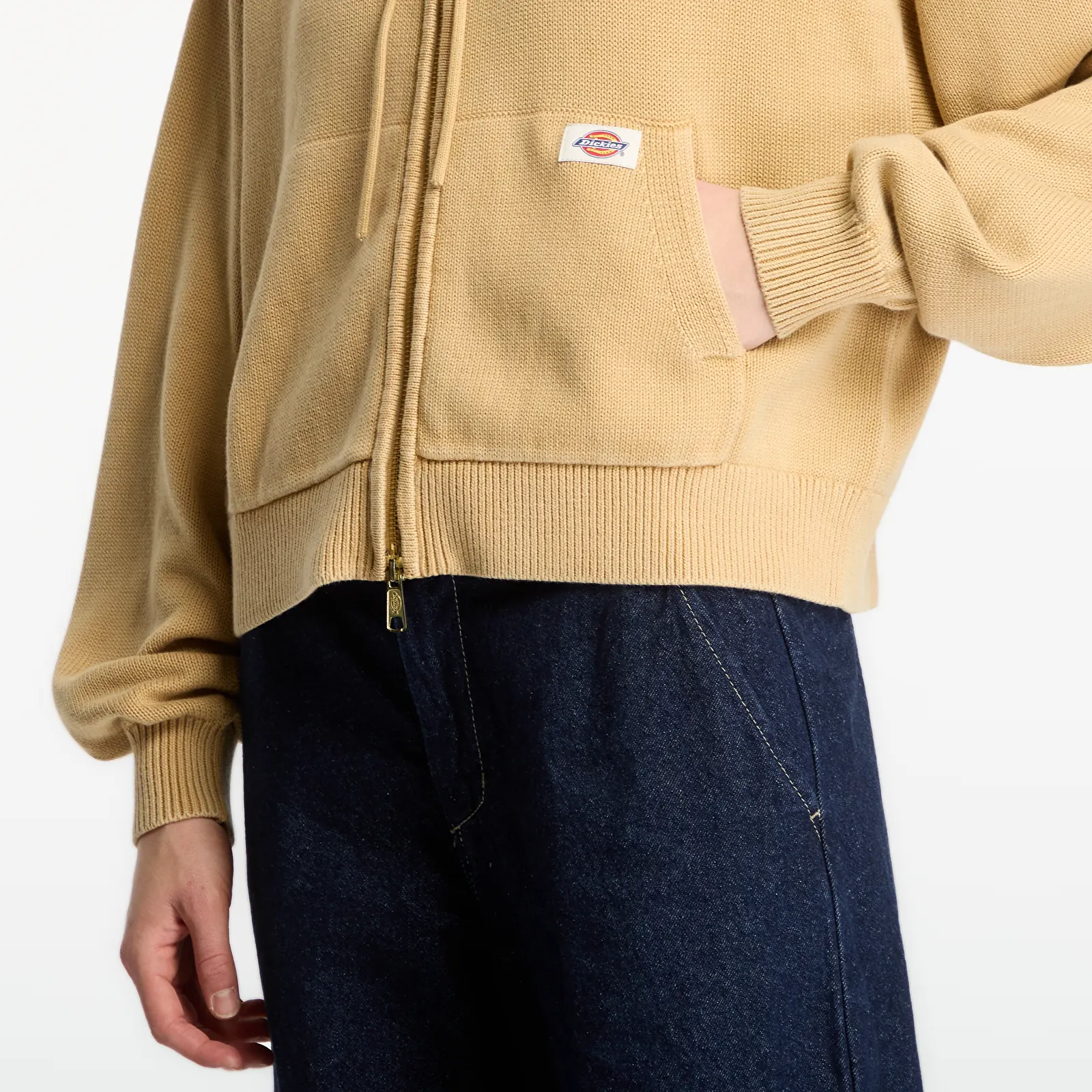 Женские свитера Dickies Fredonia Zipped Knit Bomber Beige