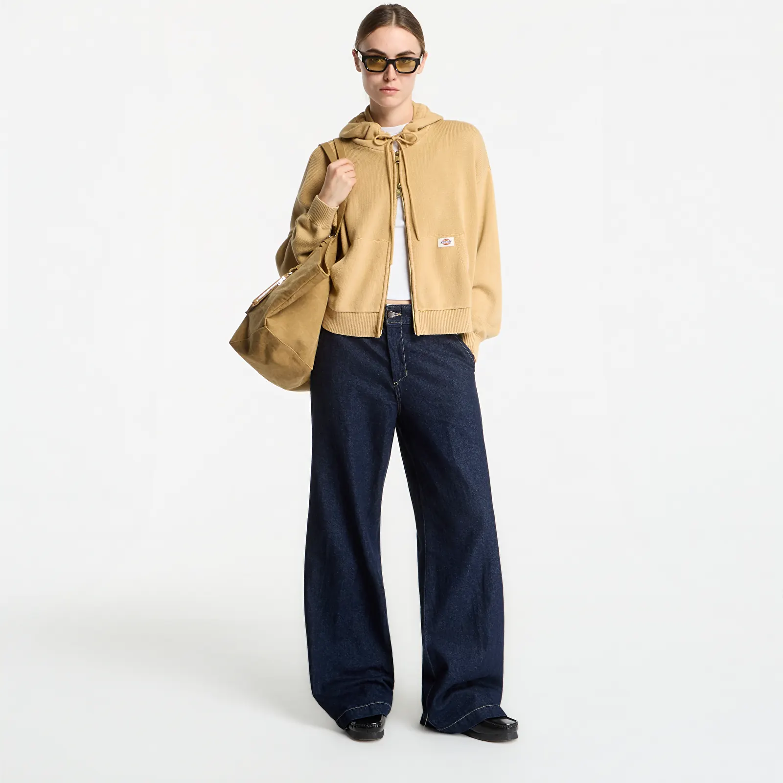 Женские свитера Dickies Fredonia Zipped Knit Bomber Beige