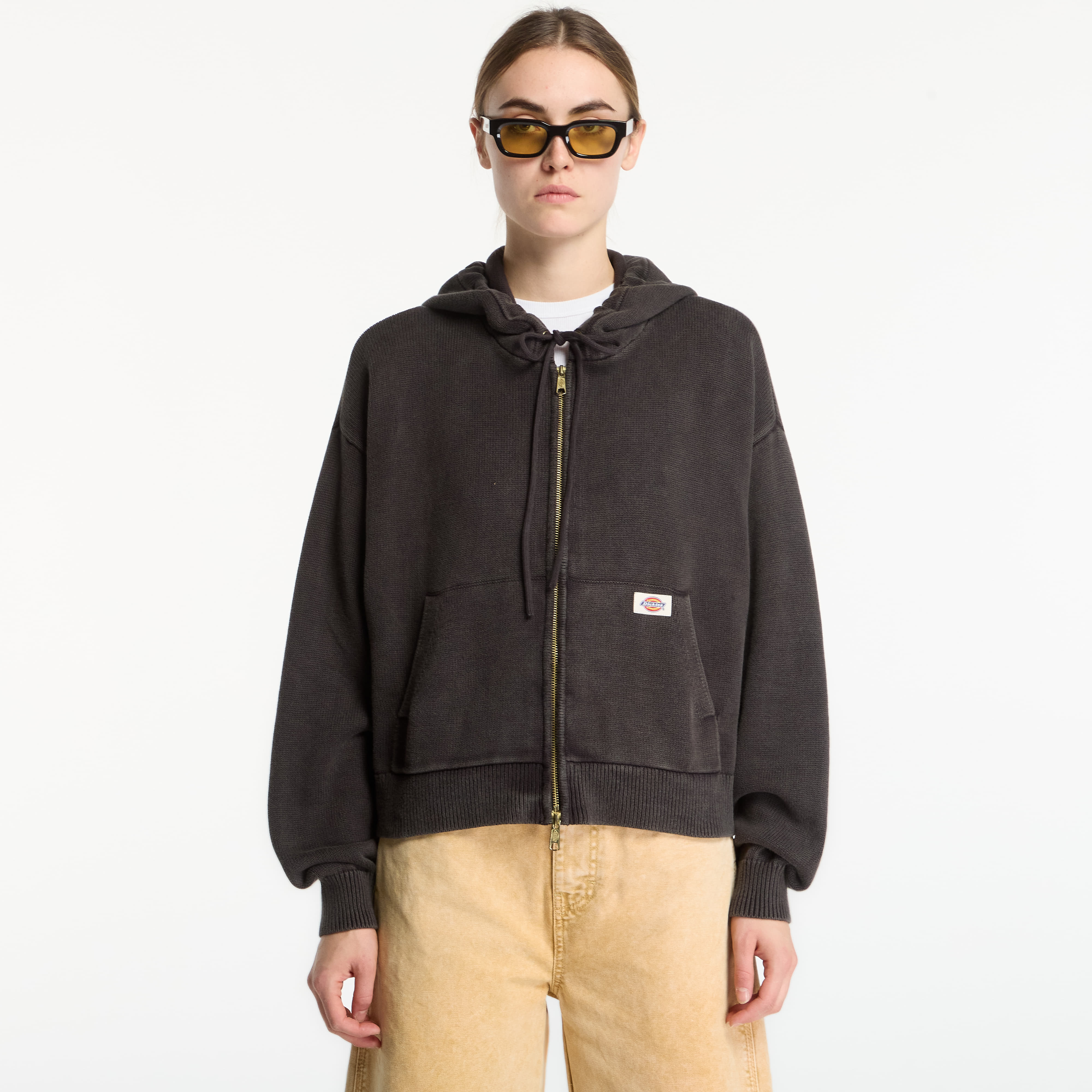 Пуловер Dickies Fredonia Zipped Knit Bomber Grey M