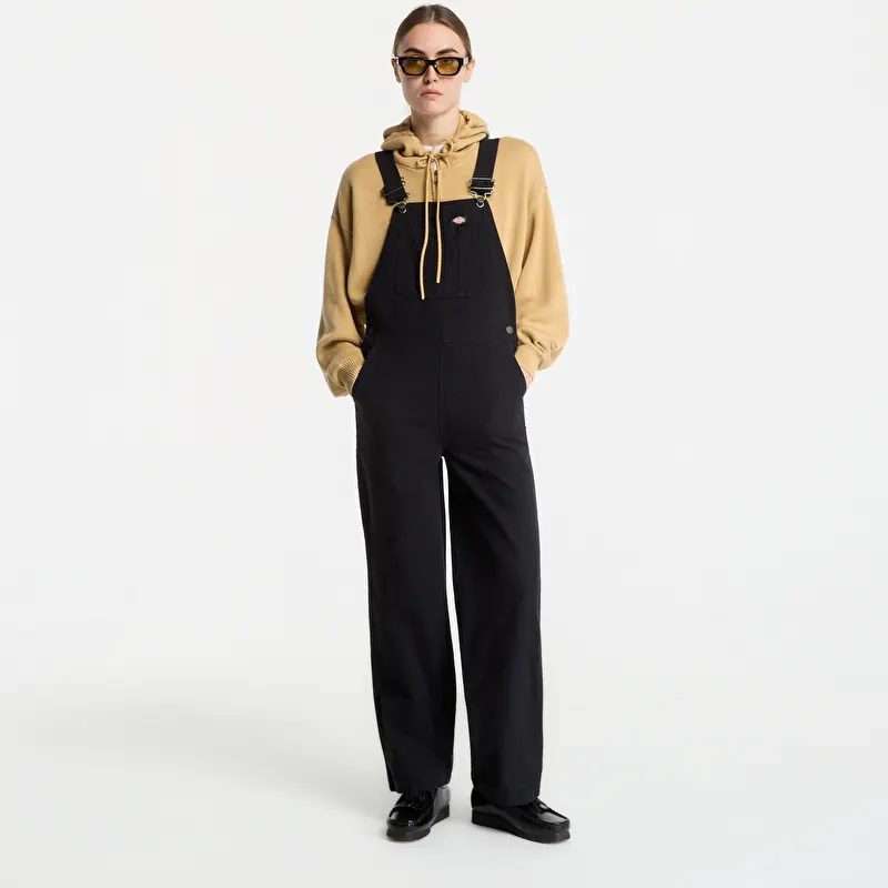 Dickies Canvas Bib Black