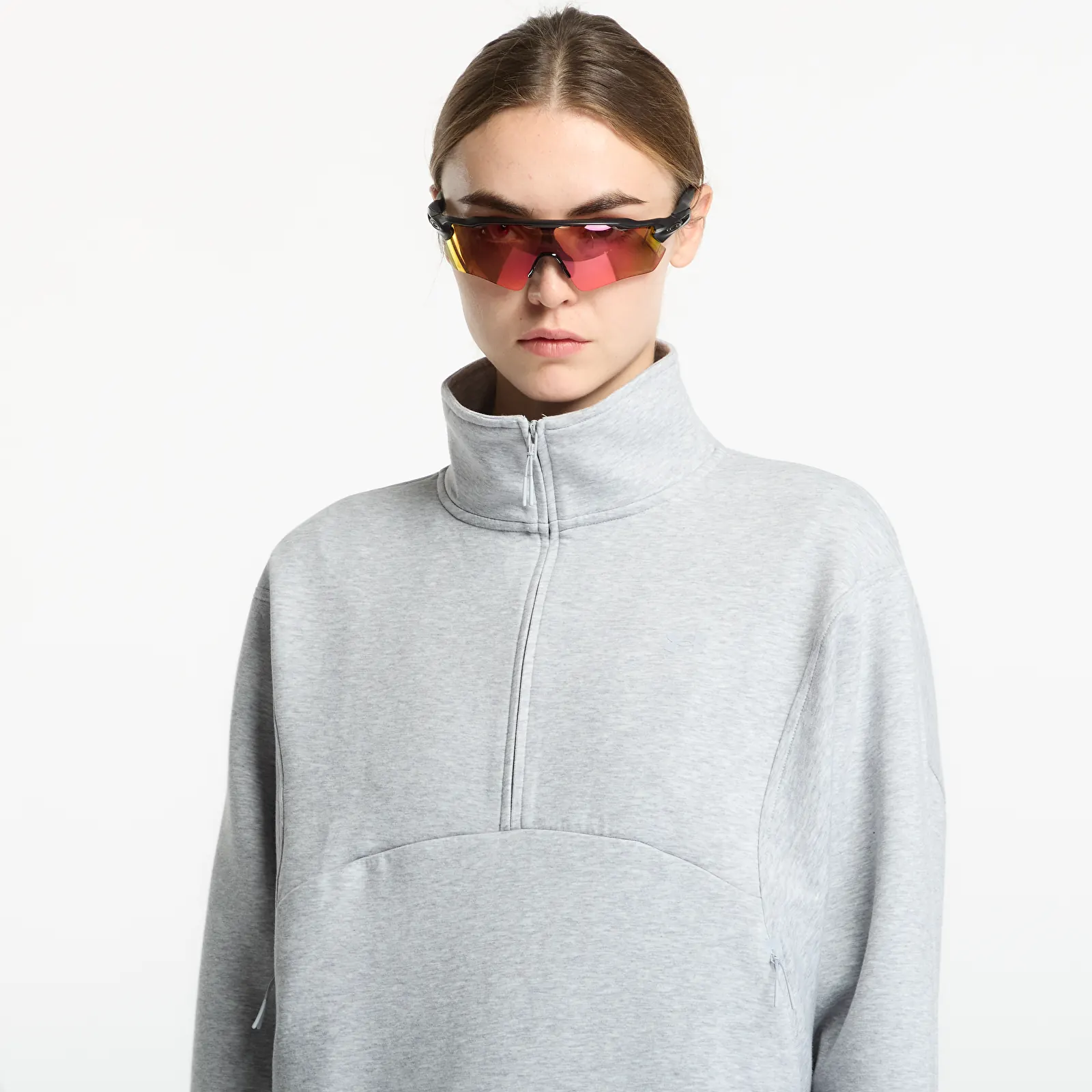 Жіночі худі Under Armour Unstoppable Fleece HZ Mod Gray Light Heather/ Mod Gray