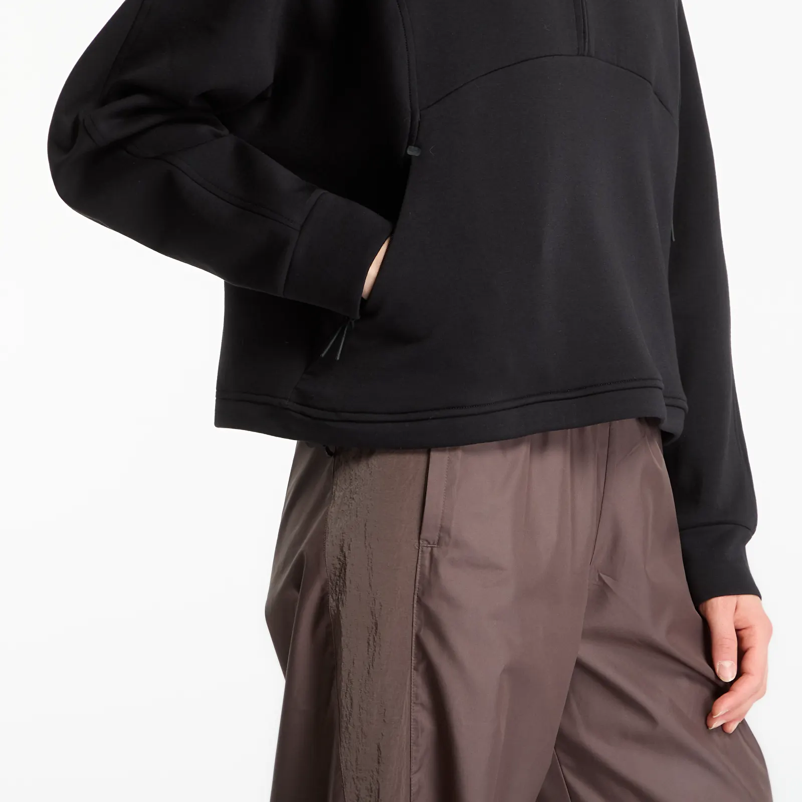 Gensere for kvinner Under Armour Unstoppable Fleece HZ Ultimate Black/ Ultimate Black