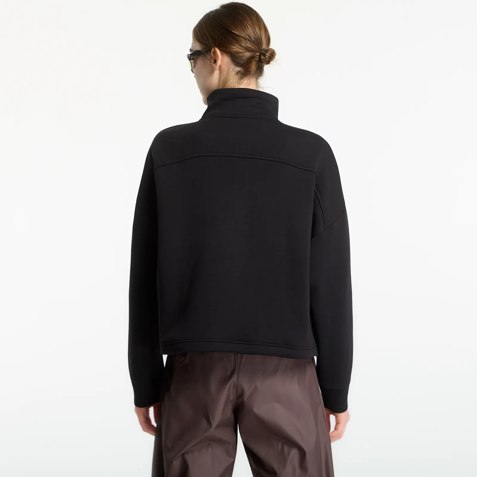 Gensere for kvinner Under Armour Unstoppable Fleece HZ Ultimate Black/ Ultimate Black