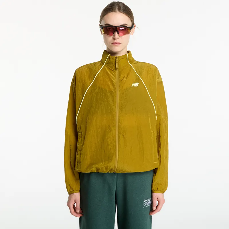 Vetrovka New Balance Sport Legacy Jacket Basil Oil