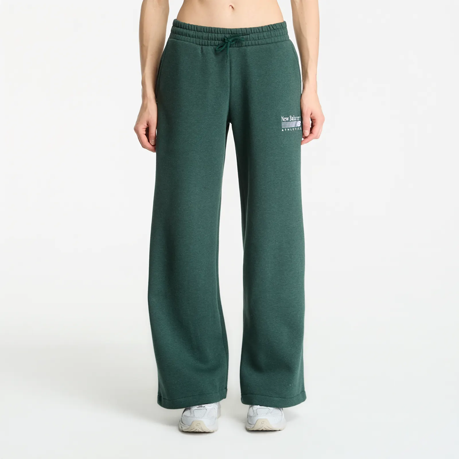 Joggingbroeken voor dames New Balance Trackside Fleece Pant Nordic Green Heather