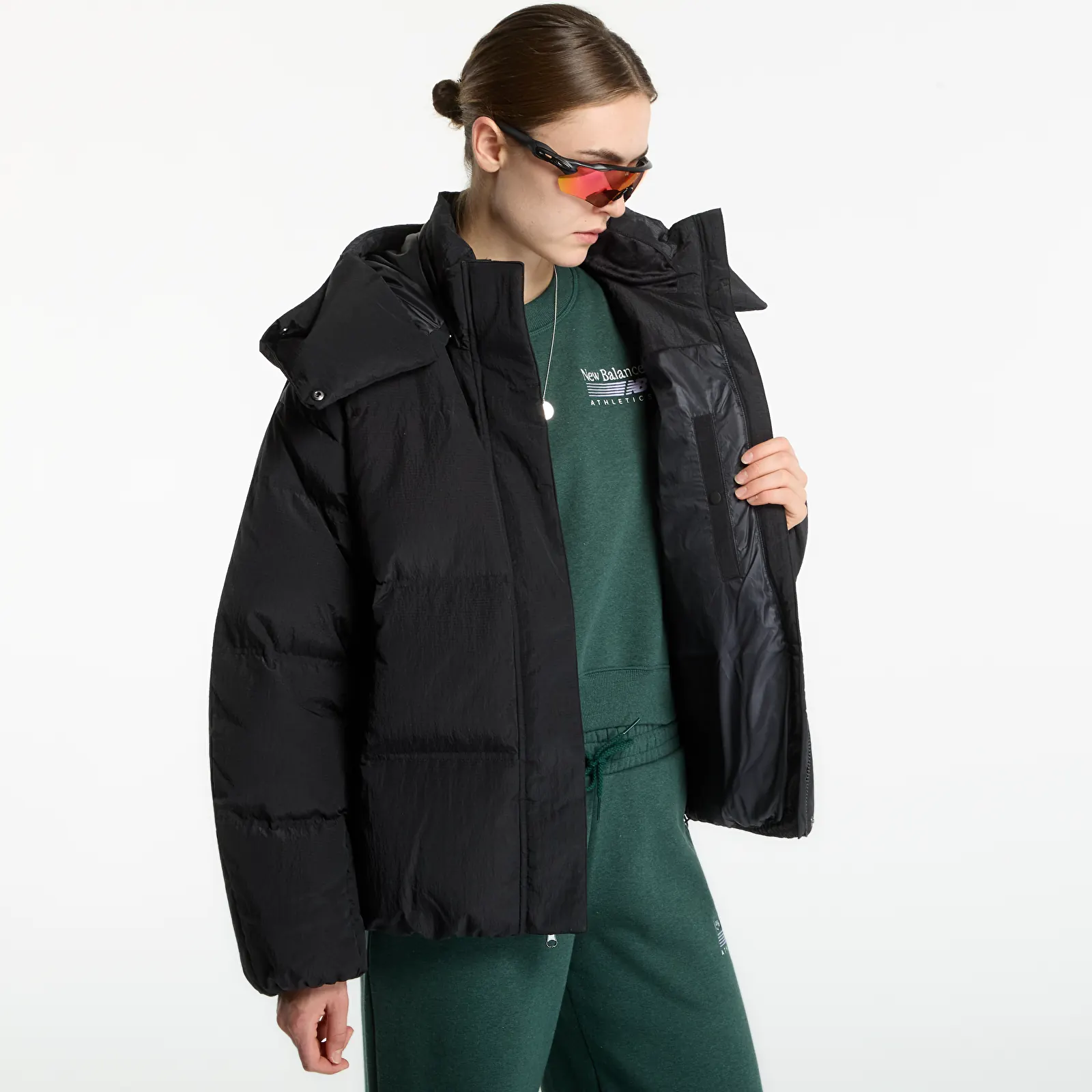 Naiste aluspintsakud New Balance Premium Puffer Jacket Black