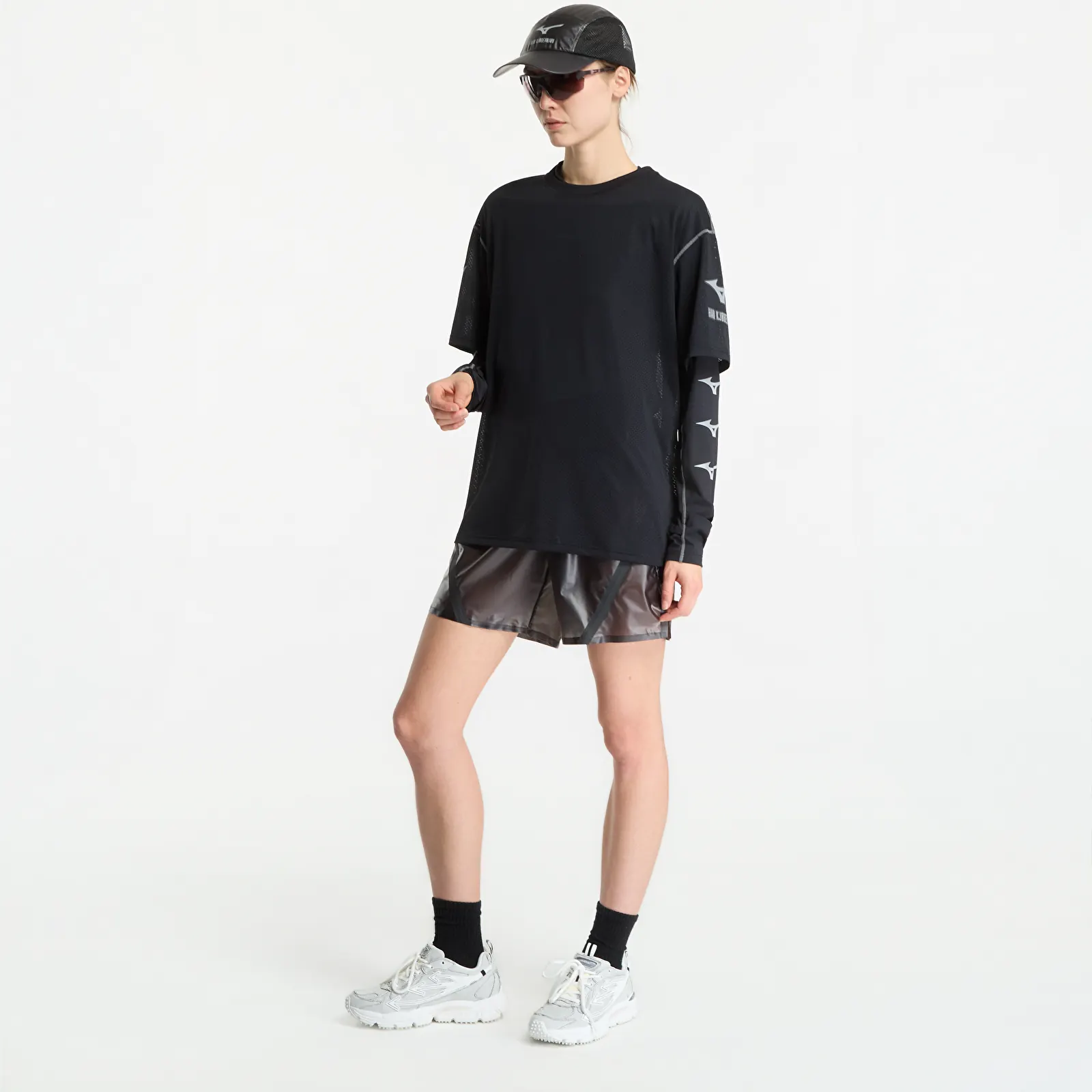 Men's T-shirts Mizuno x Han Kjøbenhavn T-shirt Black
