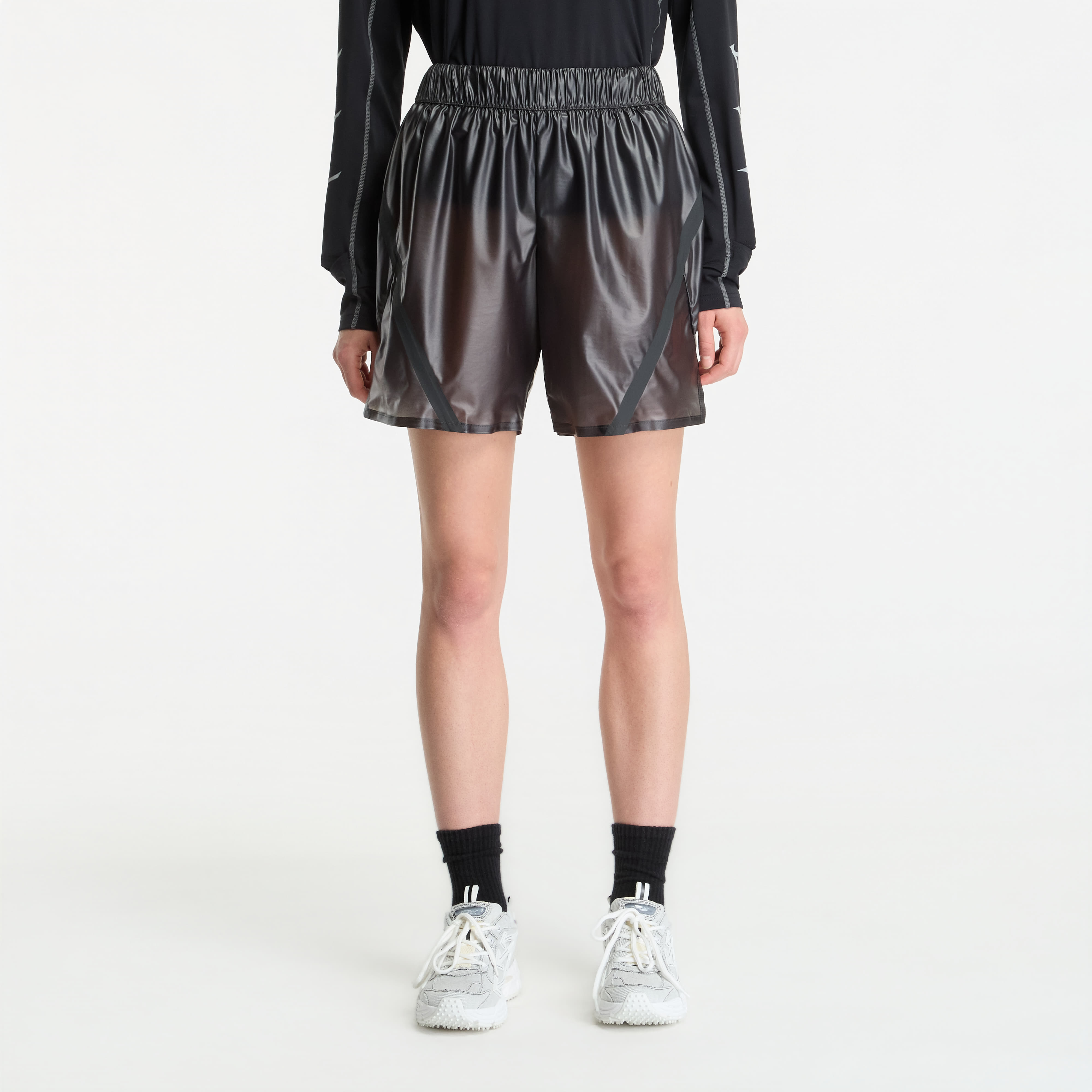 Къси панталони Mizuno x Han Kjøbenhavn Shorts Matt Black M