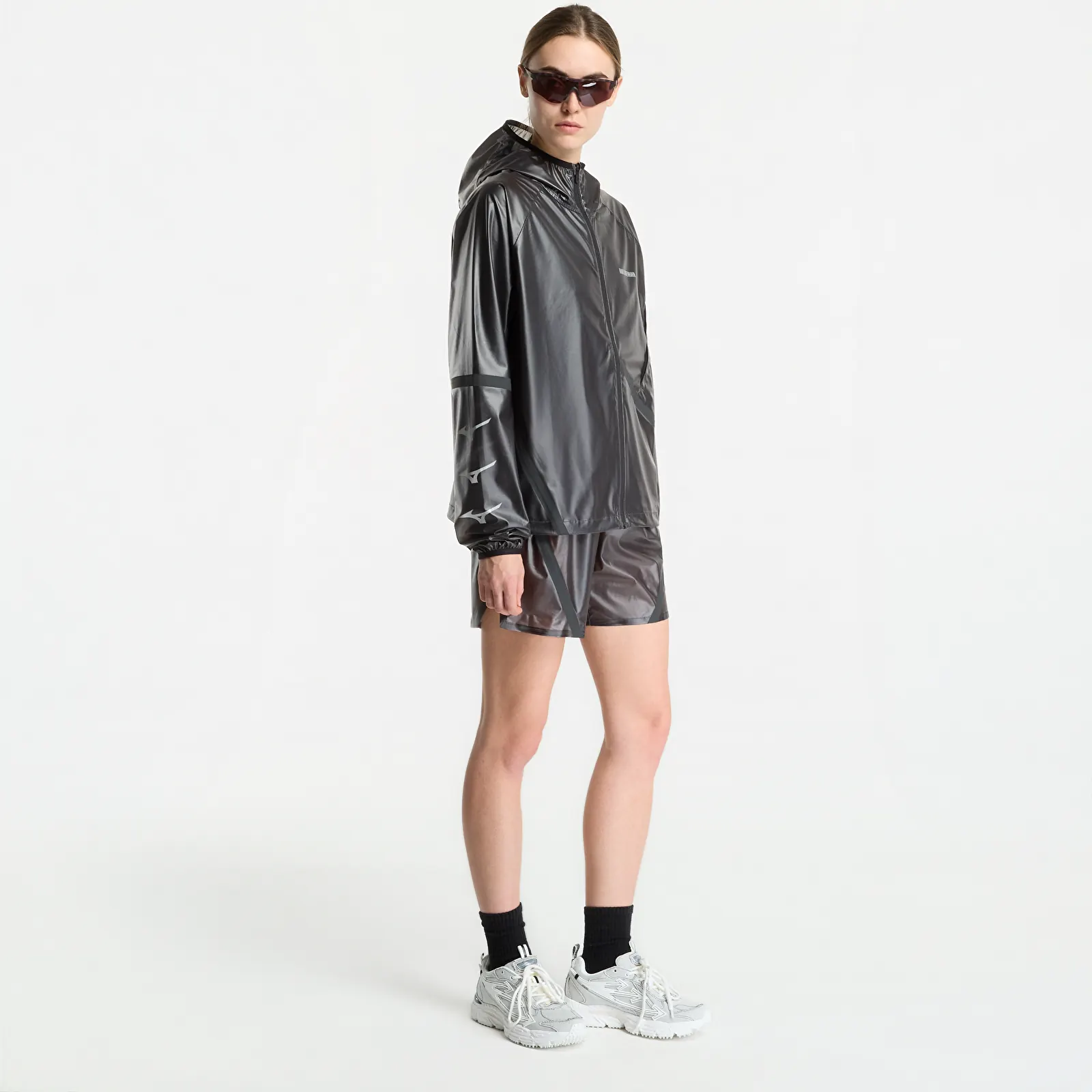 Herrenjacken Mizuno x Han Kjøbenhavn Jacket Matt Black