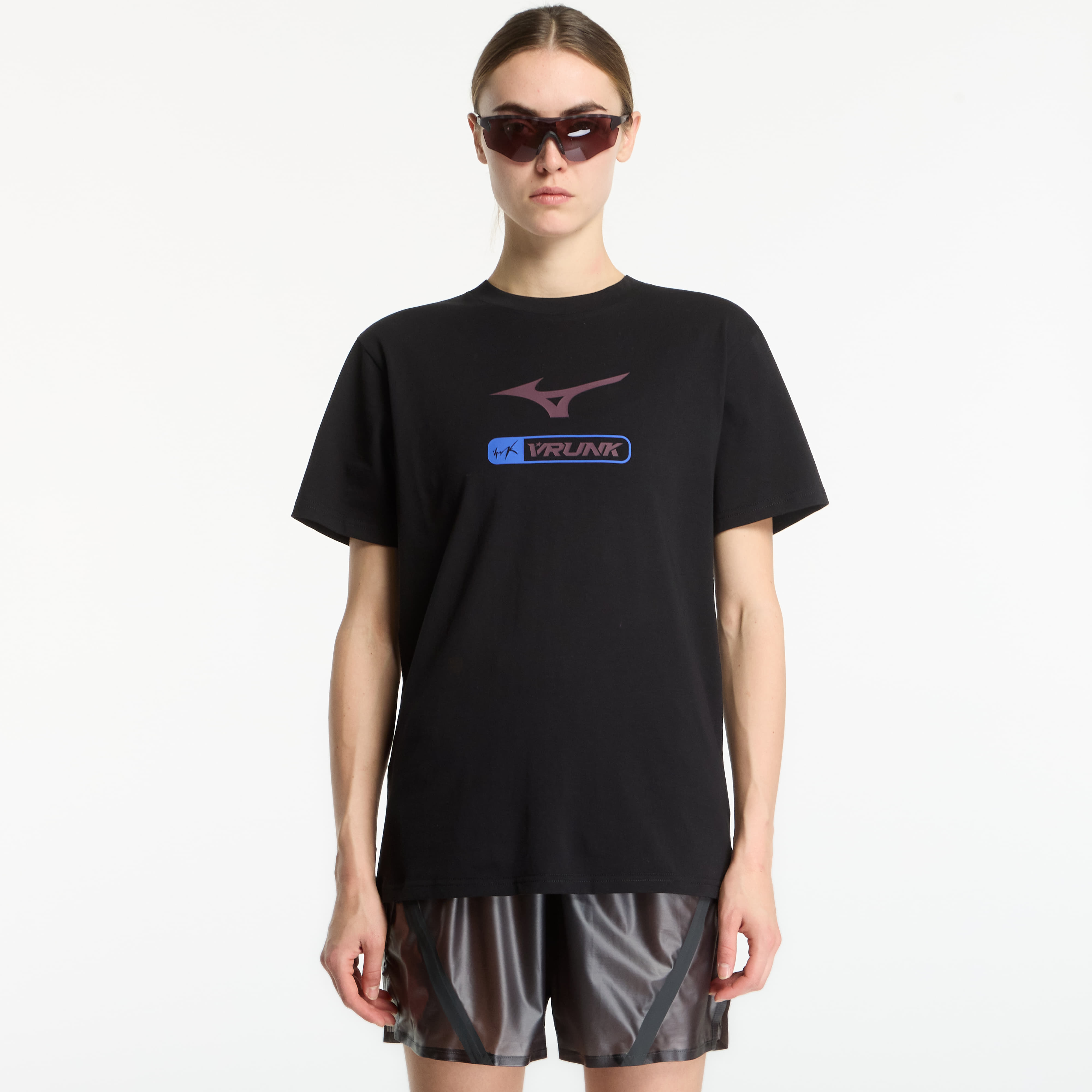 Тениска Mizuno x VRUNK T-shirt Black L