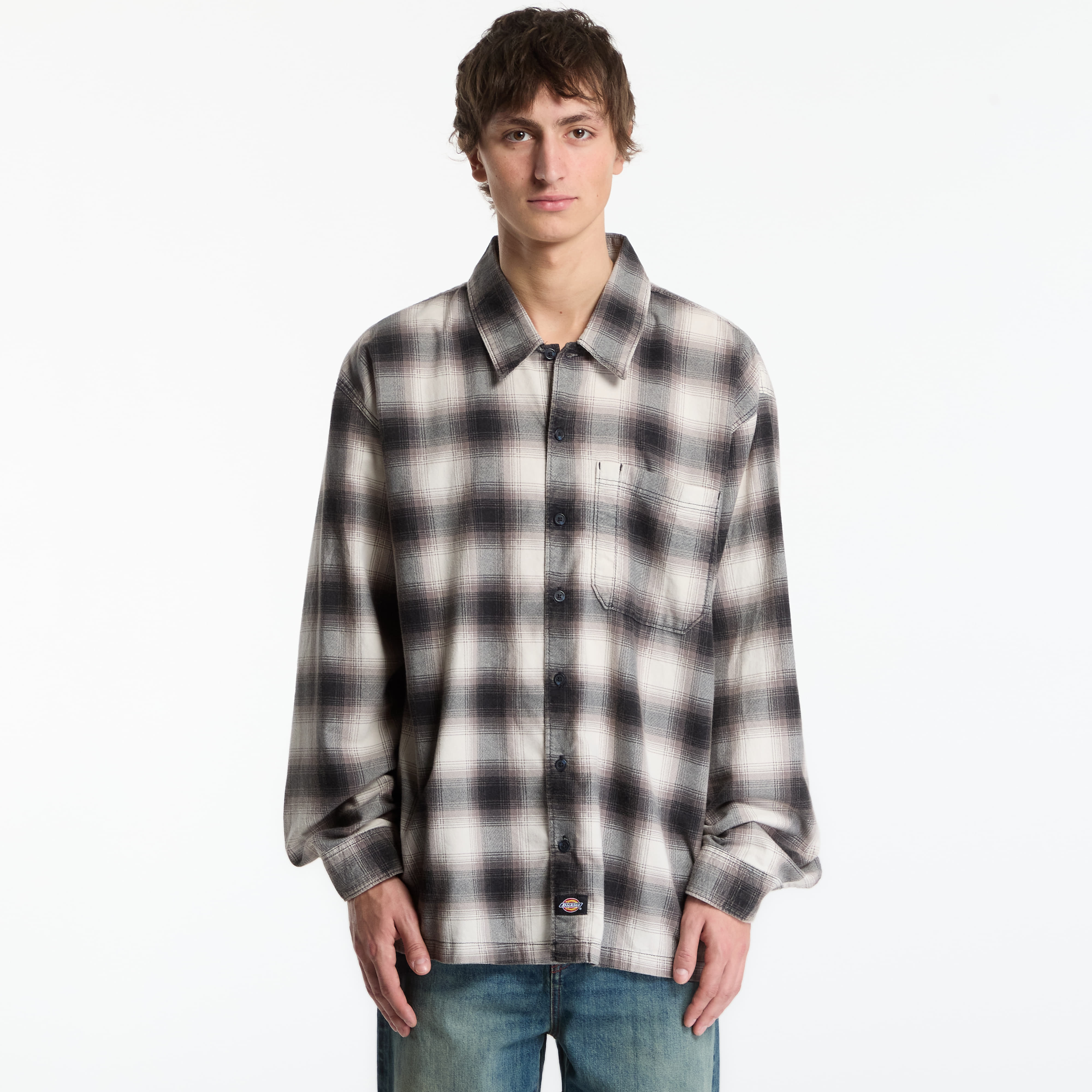 Риза Dickies Gulfport Flannel Shirt Black XXL
